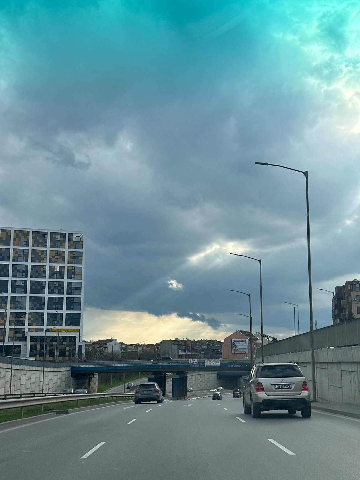 Urban infrastructure documented across Varna, Bulgaria in afternoon