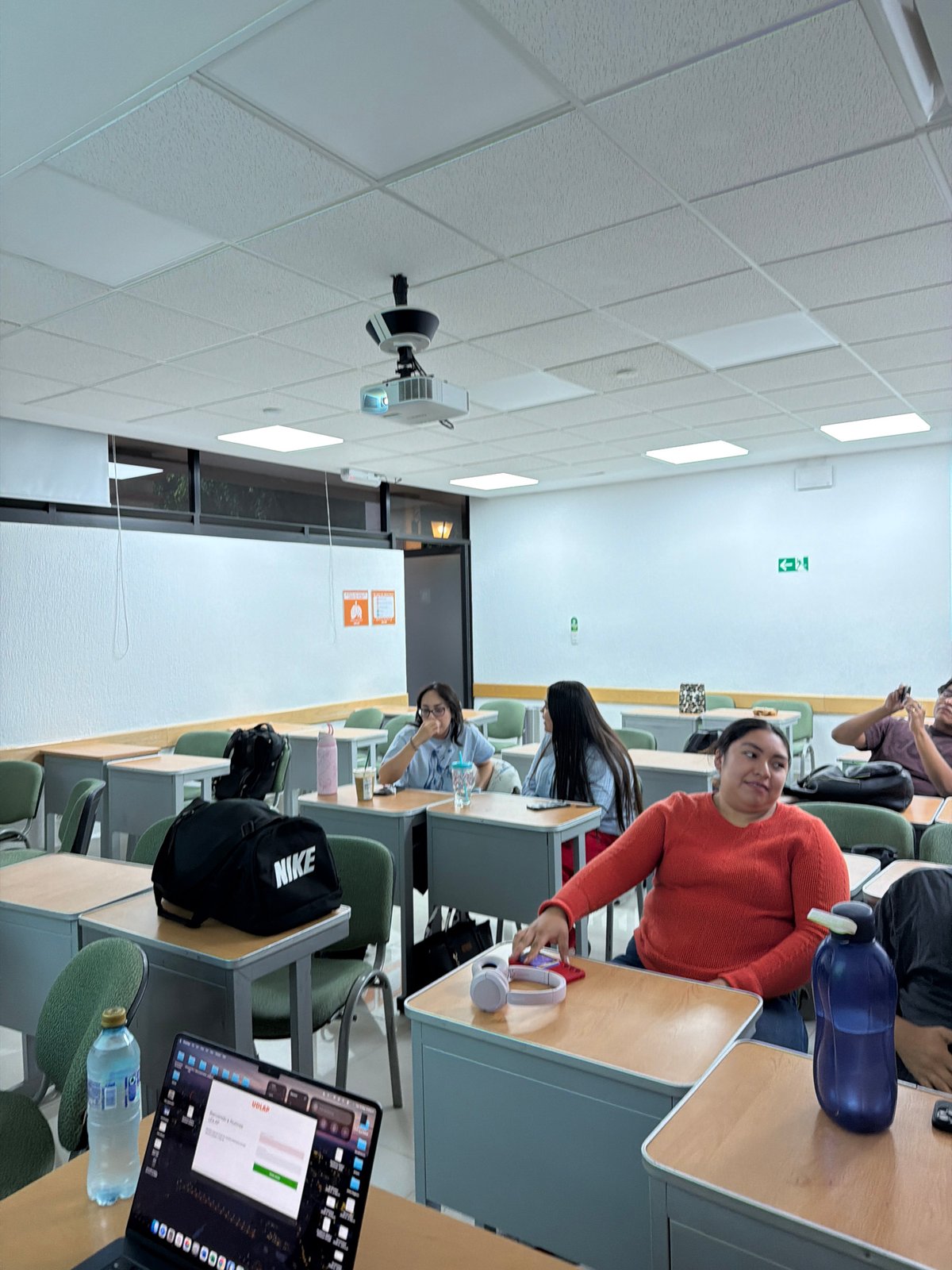 Late night classroom session observed in San Andrés Cholula