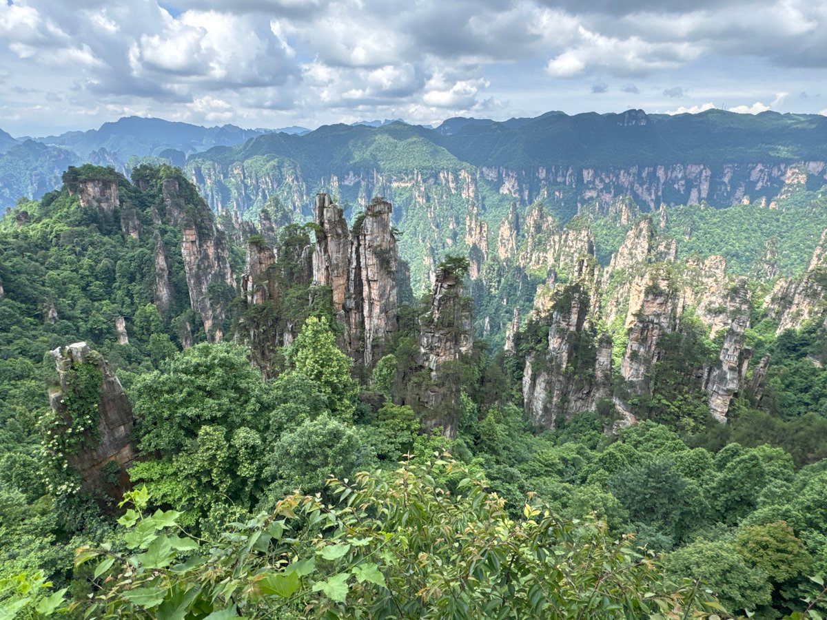 Witness documents Zhangjiajie's towering sandstone pillars at dawn