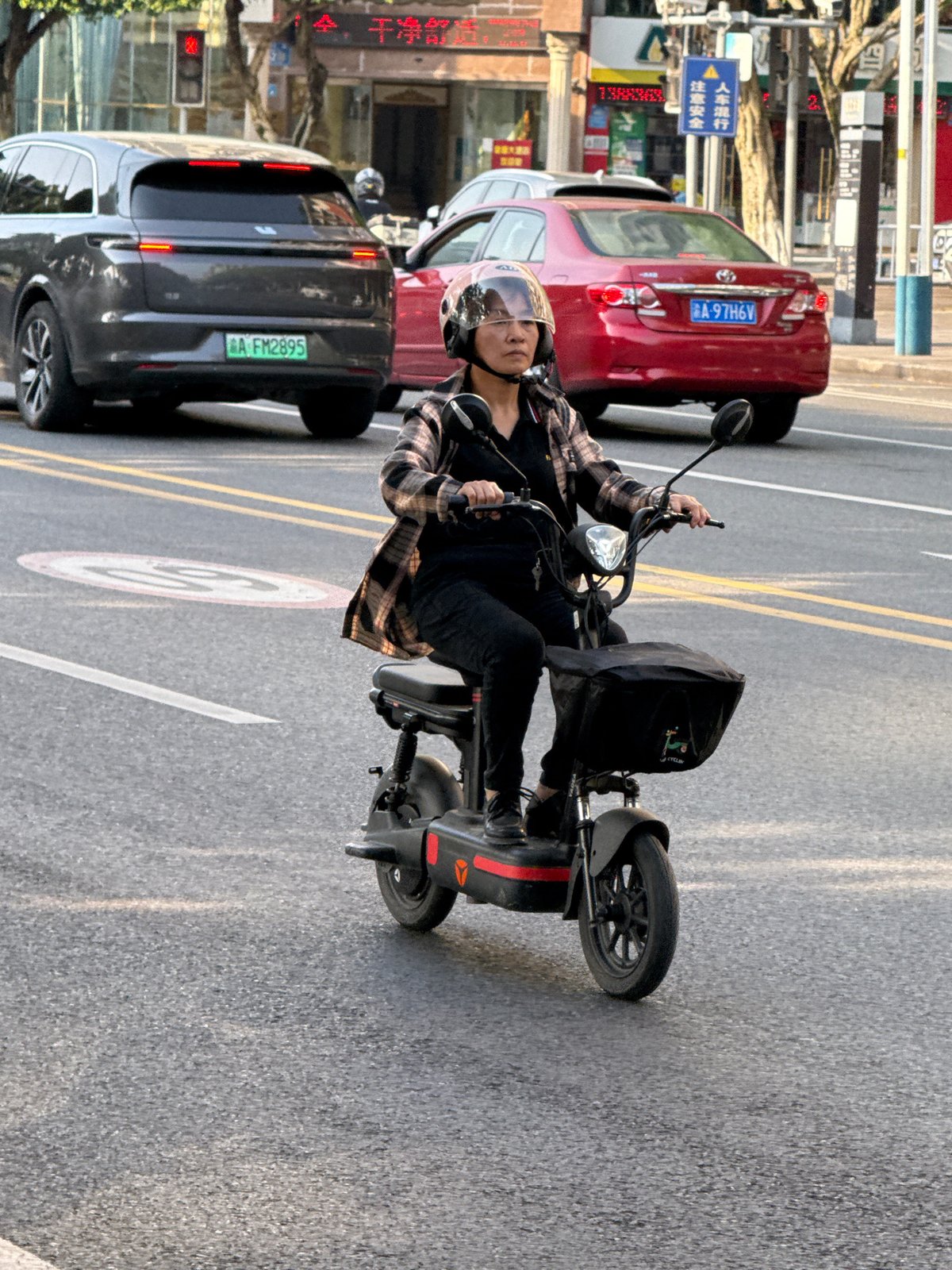 Daily life scenes captured across Jiangjin, China morning hours