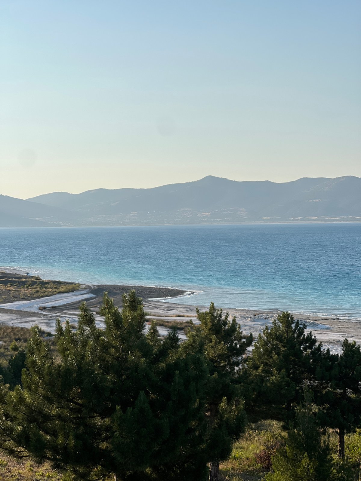Afternoon at a Salda Lake resort in Yeşilova, Turkey