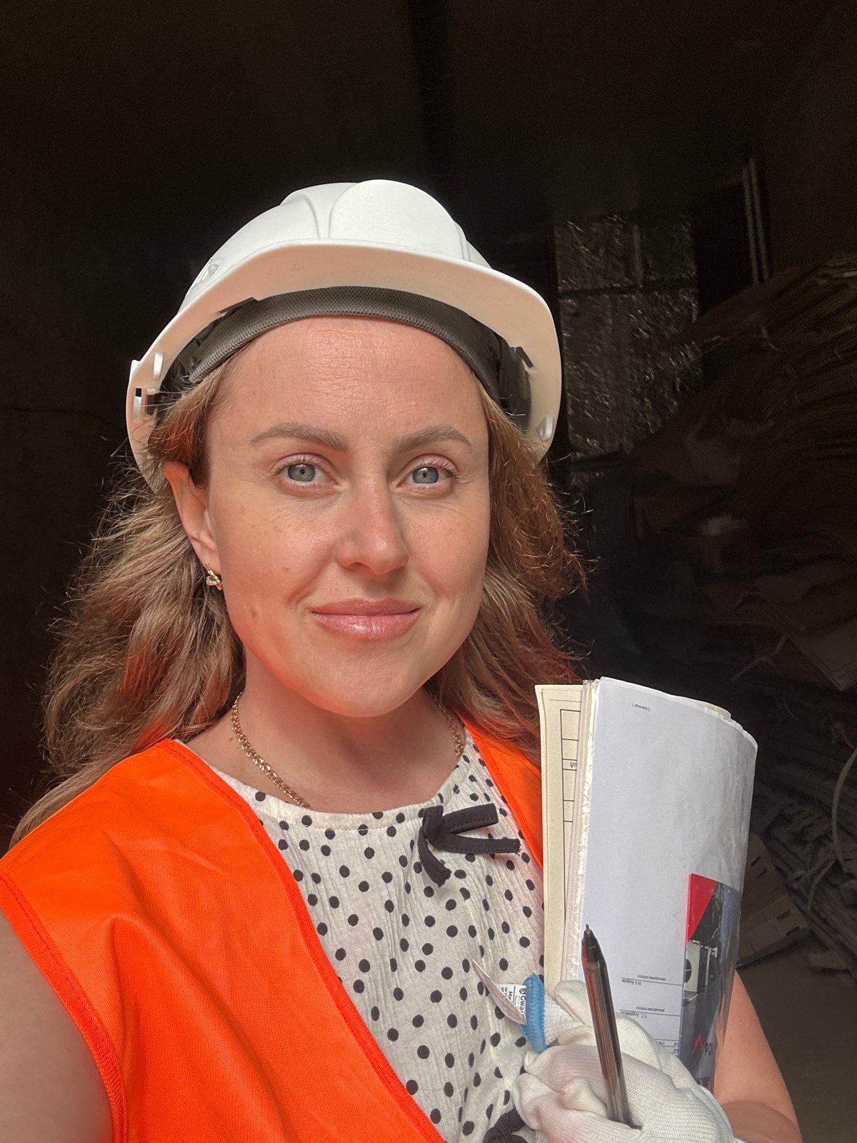 Residential construction site activity in Anapa, Russia