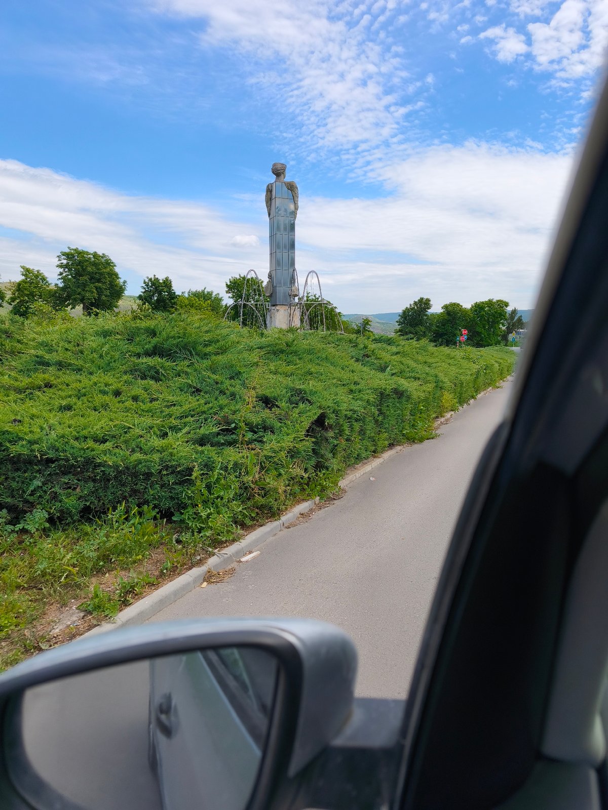 Driver documents hour-long journey through industrial countryside