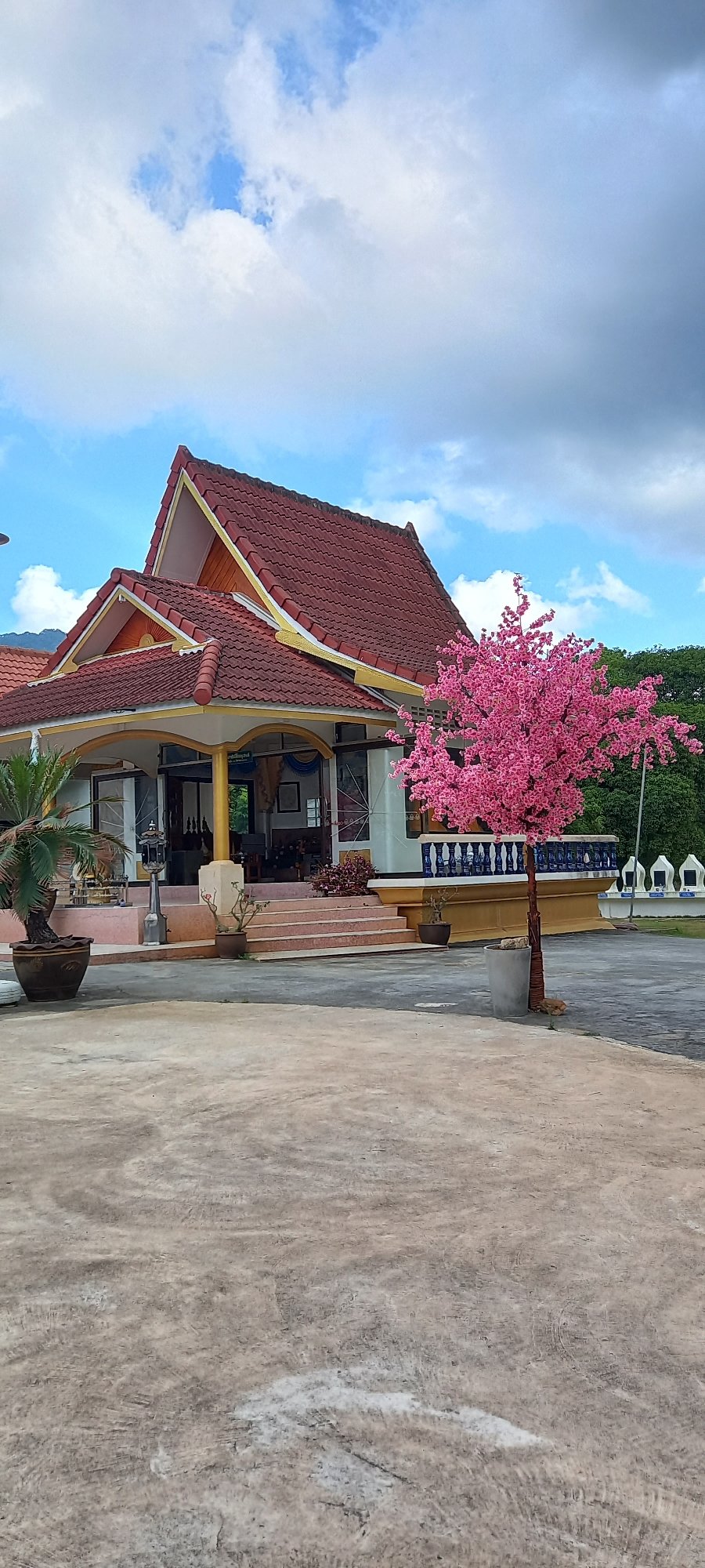 Temple complex documented in Baan Chaloklum, Thailand