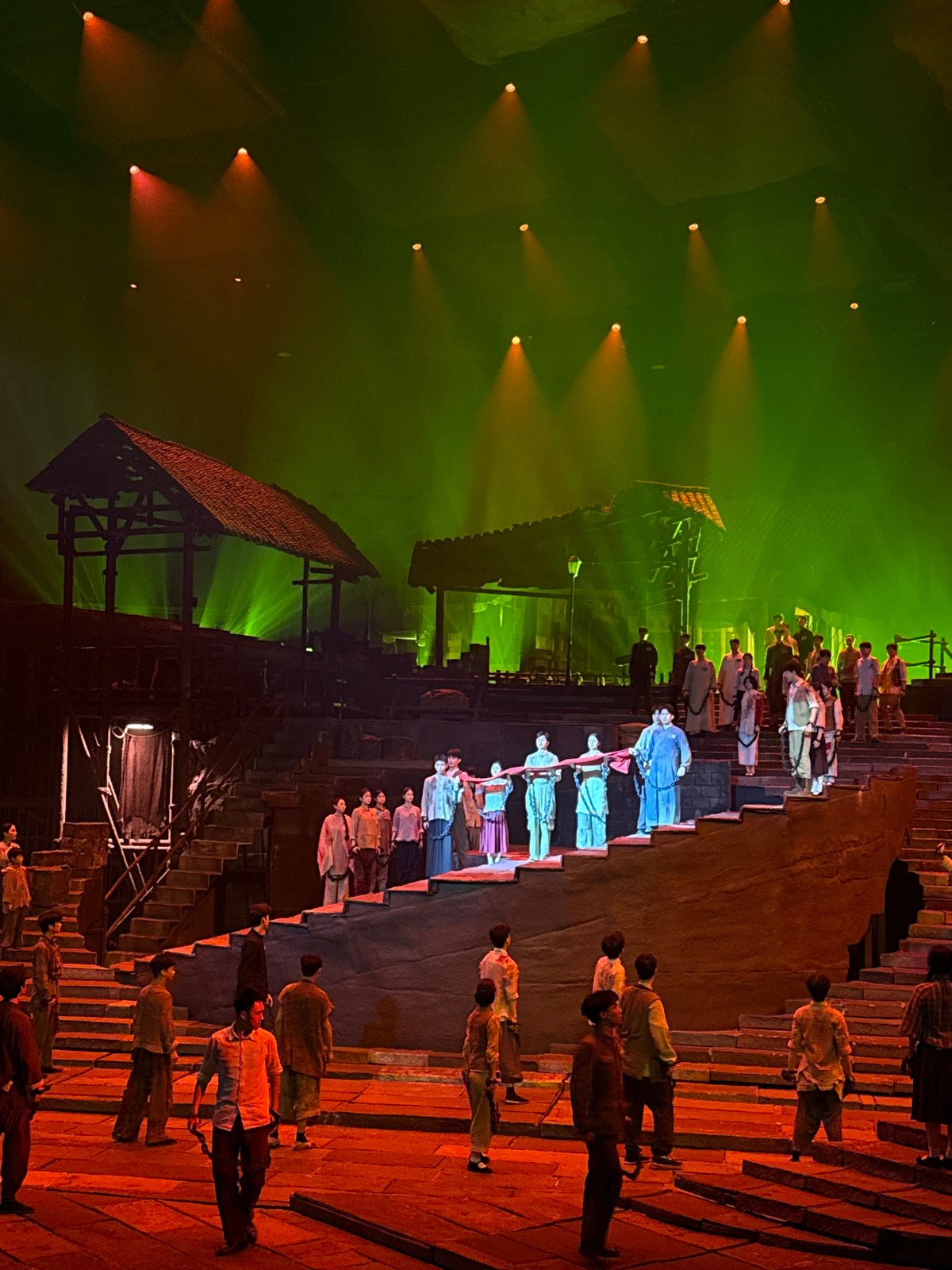 Historical theatrical performance staged in Shapingba District, China