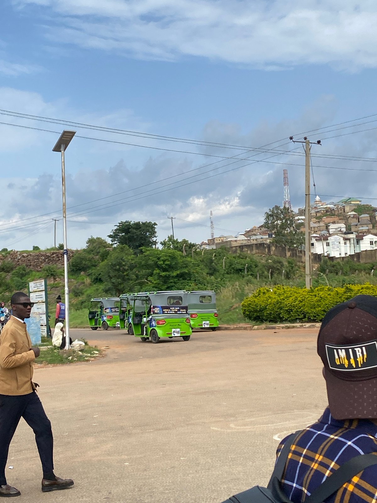 Afternoon street and campus life across Jos, Nigeria