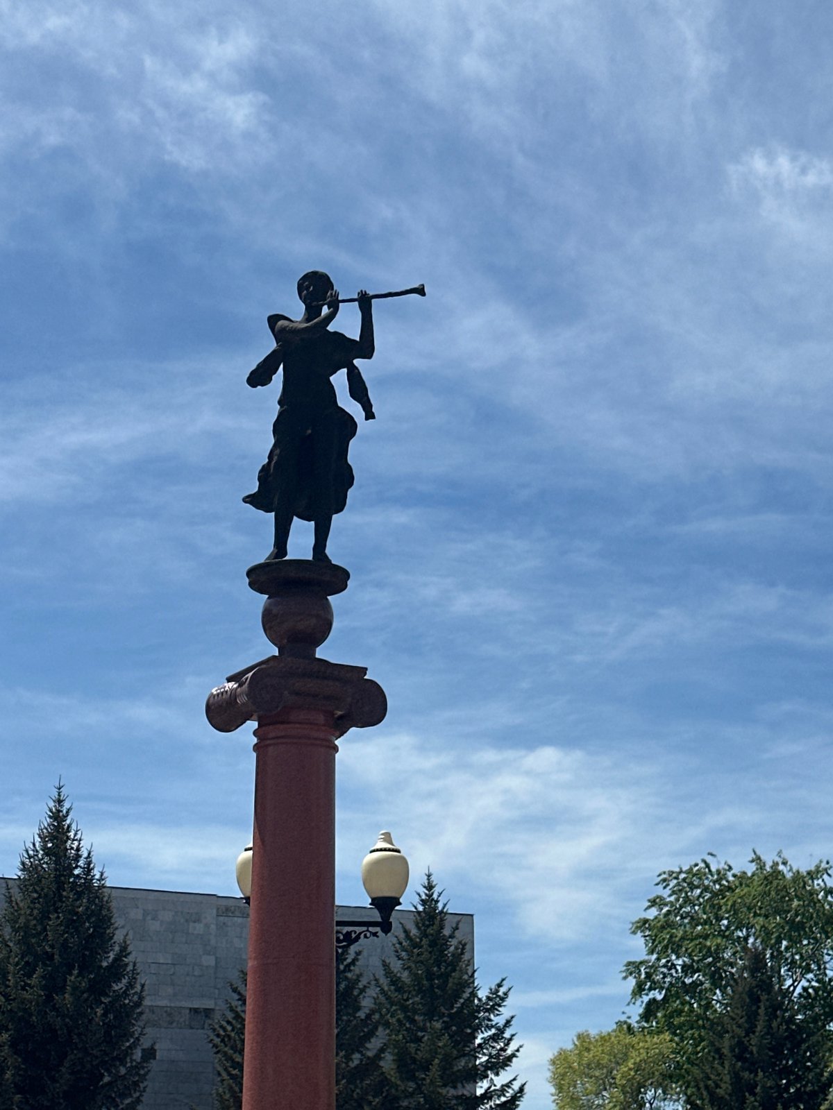 Early morning documentation of Birobidzhan city landmarks and streets