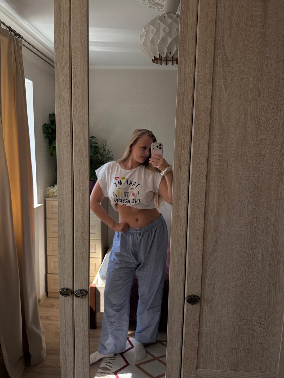 Morning selfie session documented across Chaikovsky, Russia