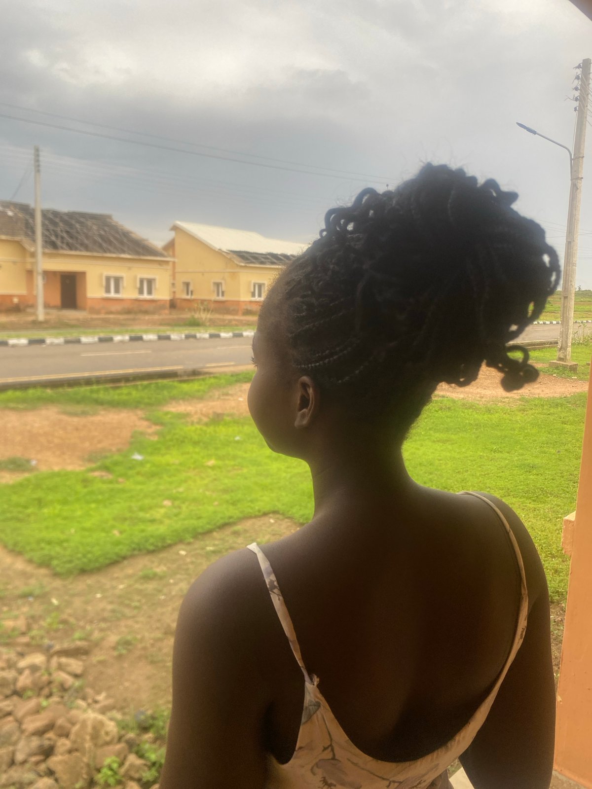 Unfinished housing project and road infrastructure in Dumnga, Nigeria