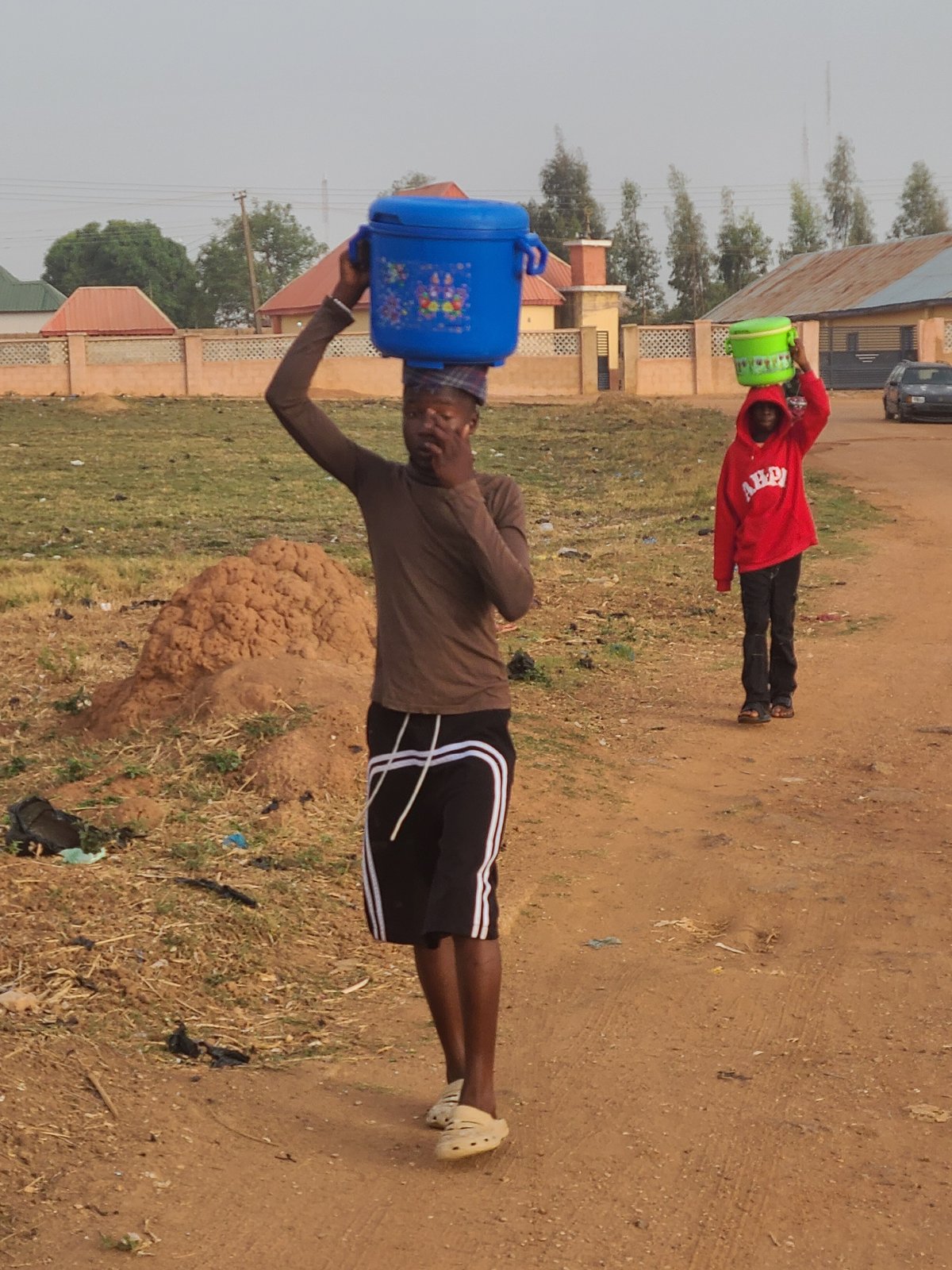 Morning scenes captured in Nigerian village show daily routines
