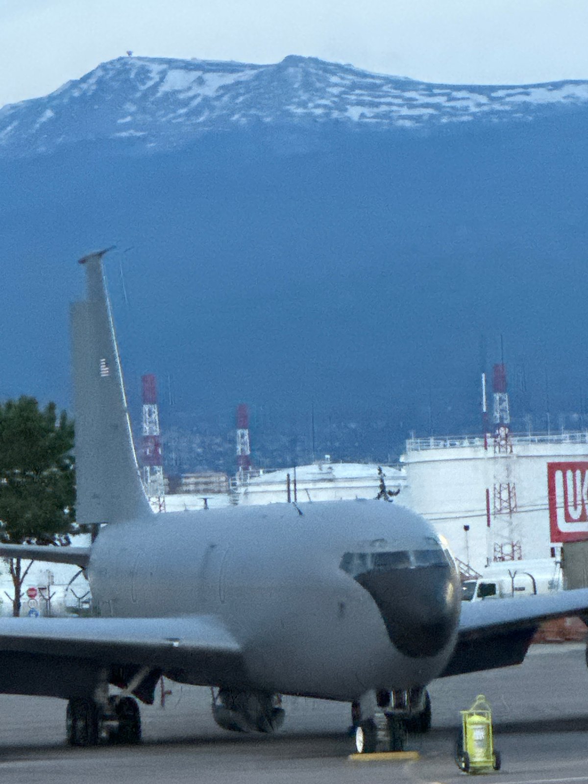 US Military Aircraft Observed at Sofia Airport Bulgaria
