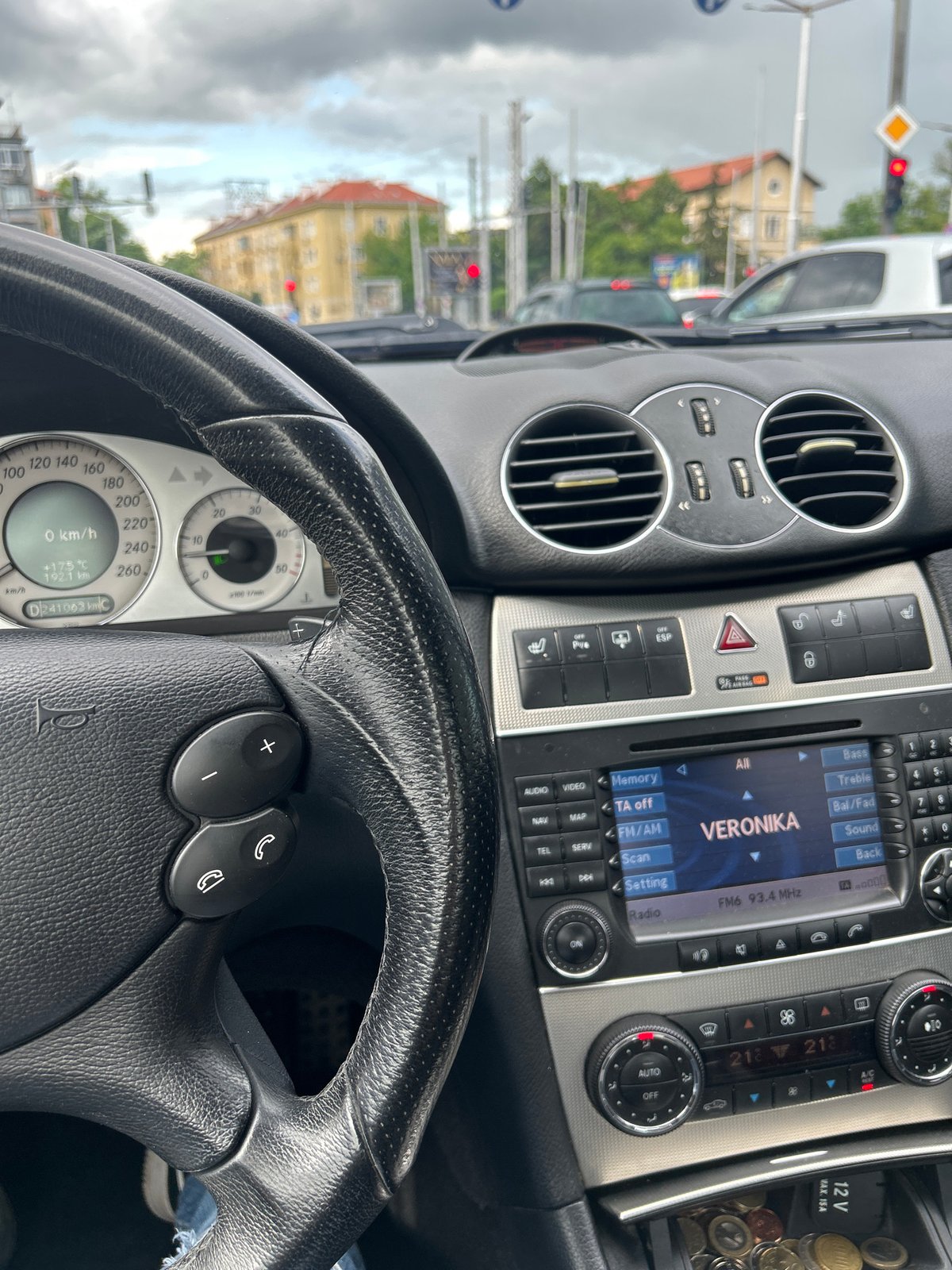 Driver tunes radio to VERONIKA 93.4 FM in Plovdiv