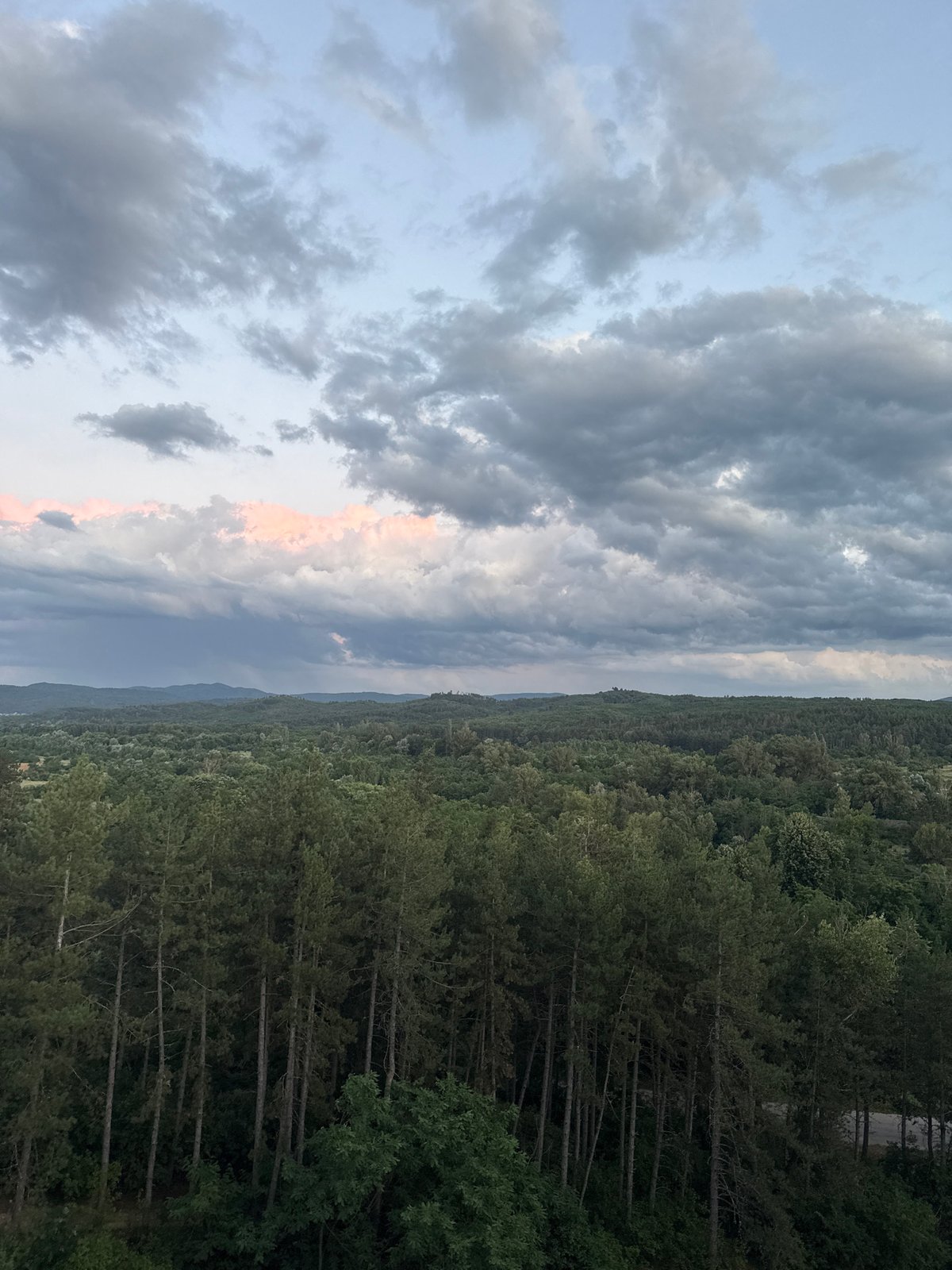Evening at Koprinka Reservoir, dam views and summer storms