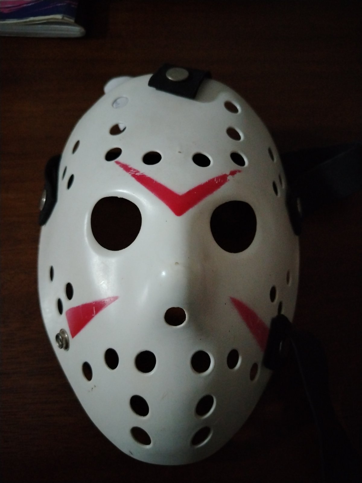 Hockey mask and mysterious dot filmed in Venezuela