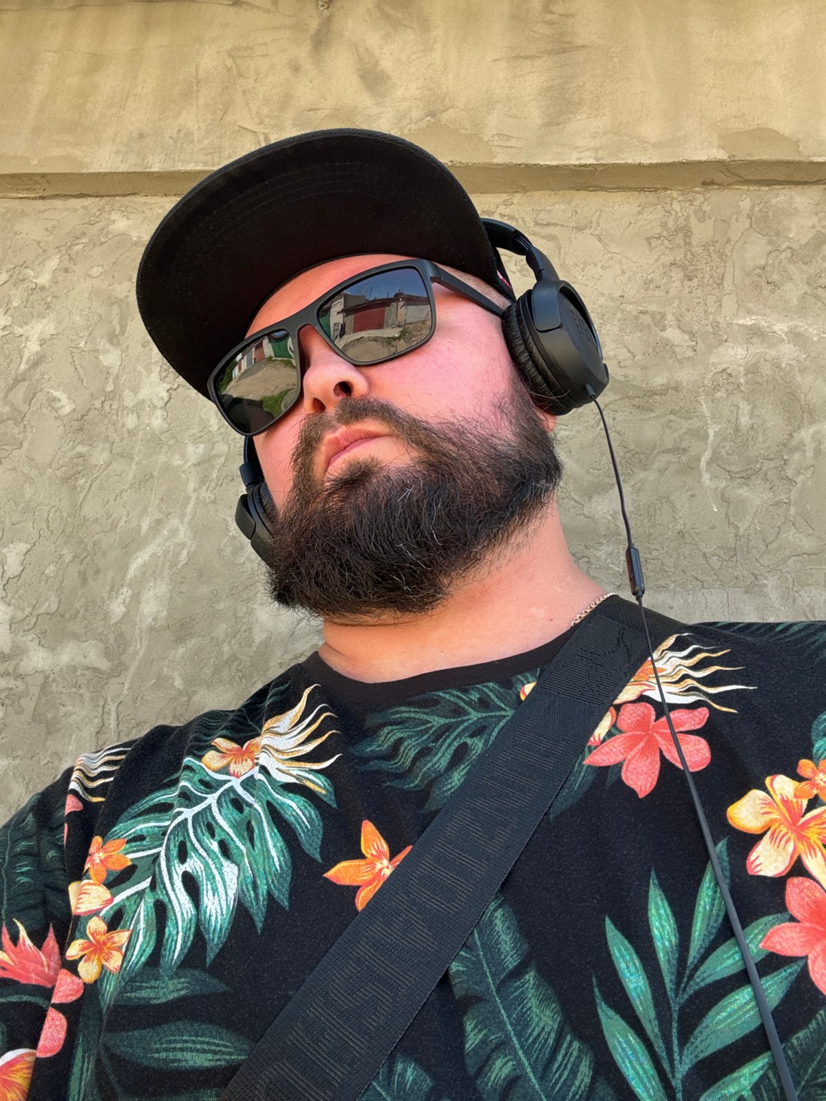 Sunny afternoon in Orsha: beer, headphones, and open sky.