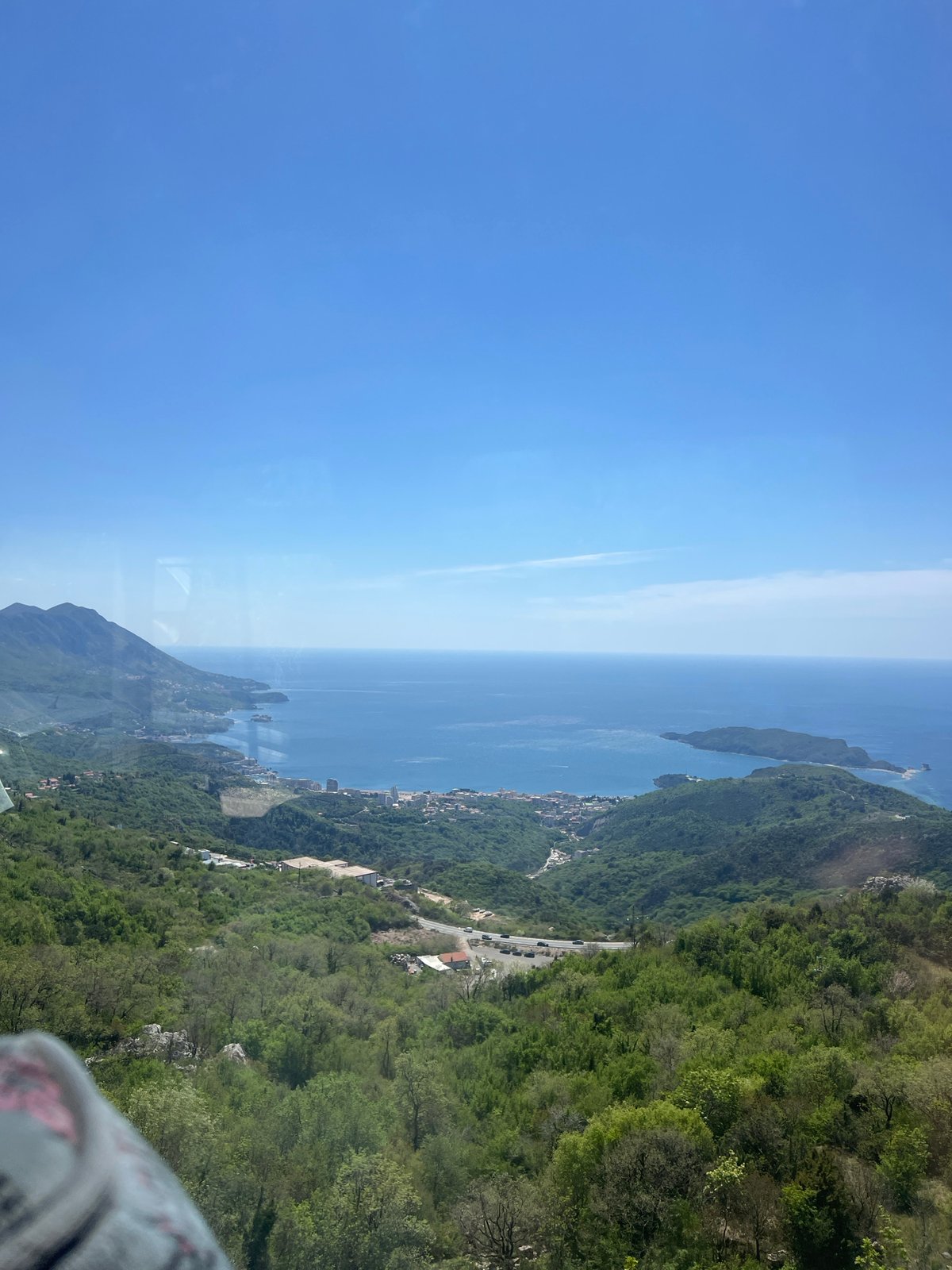 Clear skies observed over Adriatic Sea from Montenegro vantage point