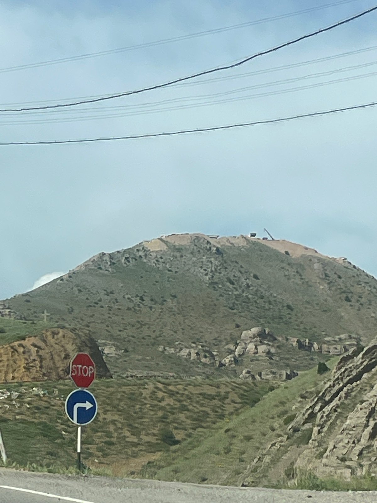 Mountain road journey documented through Yeraskh Armenia countryside