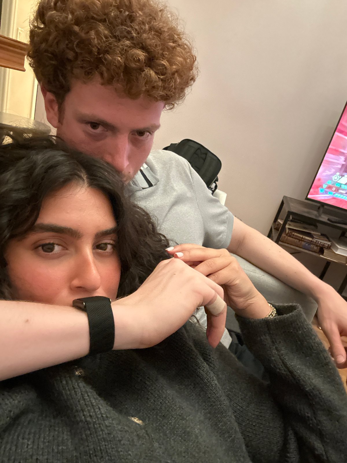 Couple shares intimate moments in New York apartment