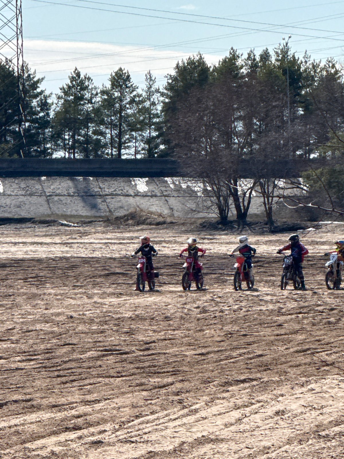 Youth motocross racing event held in Chaikovsky, Russia