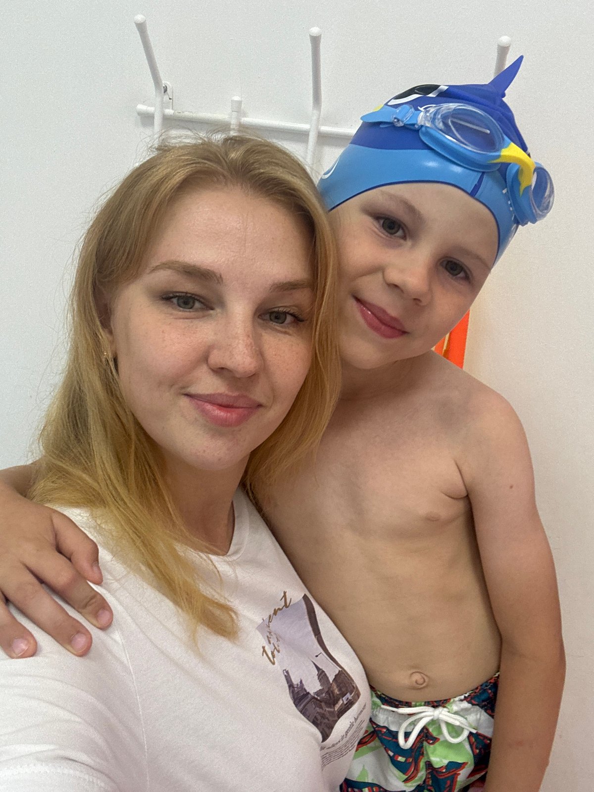 Afternoon swim session at a Rusanovo aquatic center