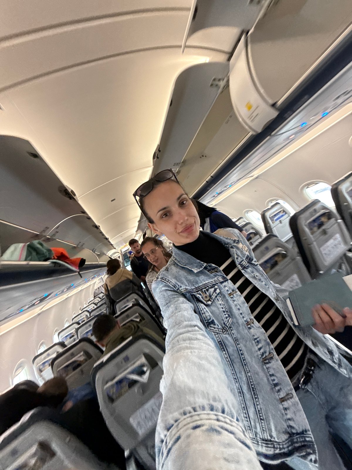 Aegean Airlines passenger documents Greek coastal flight experience