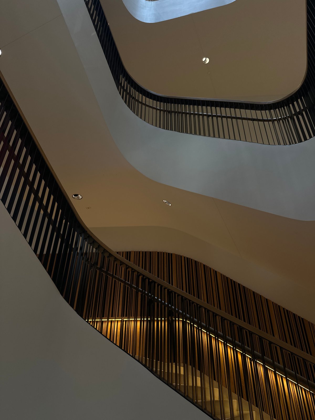 Modern curved architecture documented in Washington D.C.