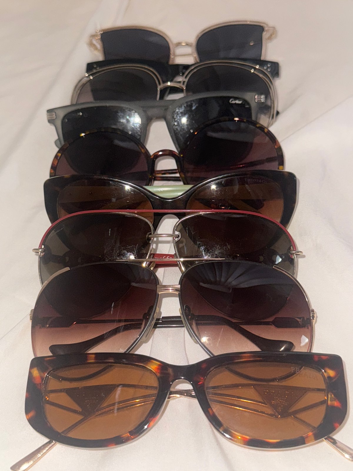 Luxury sunglasses browsing session documented in Davao City