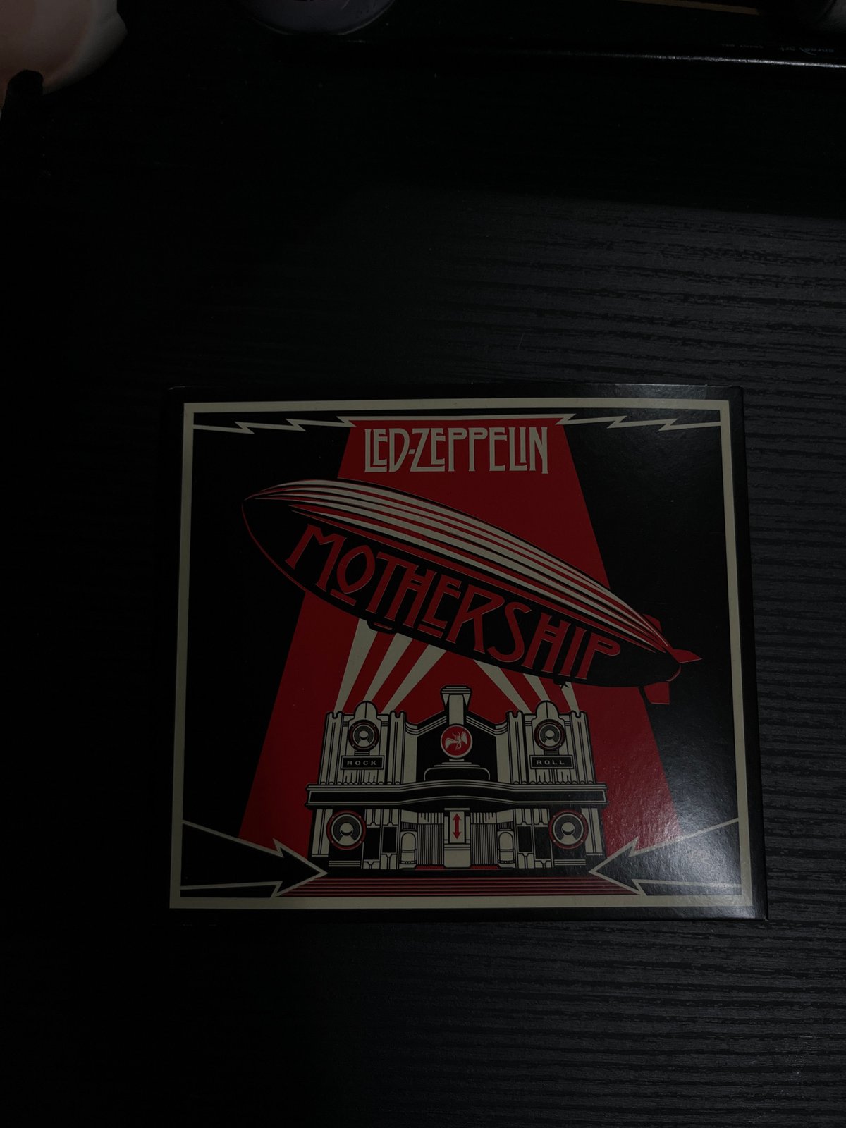 Classic rock album covers photographed in Sofia