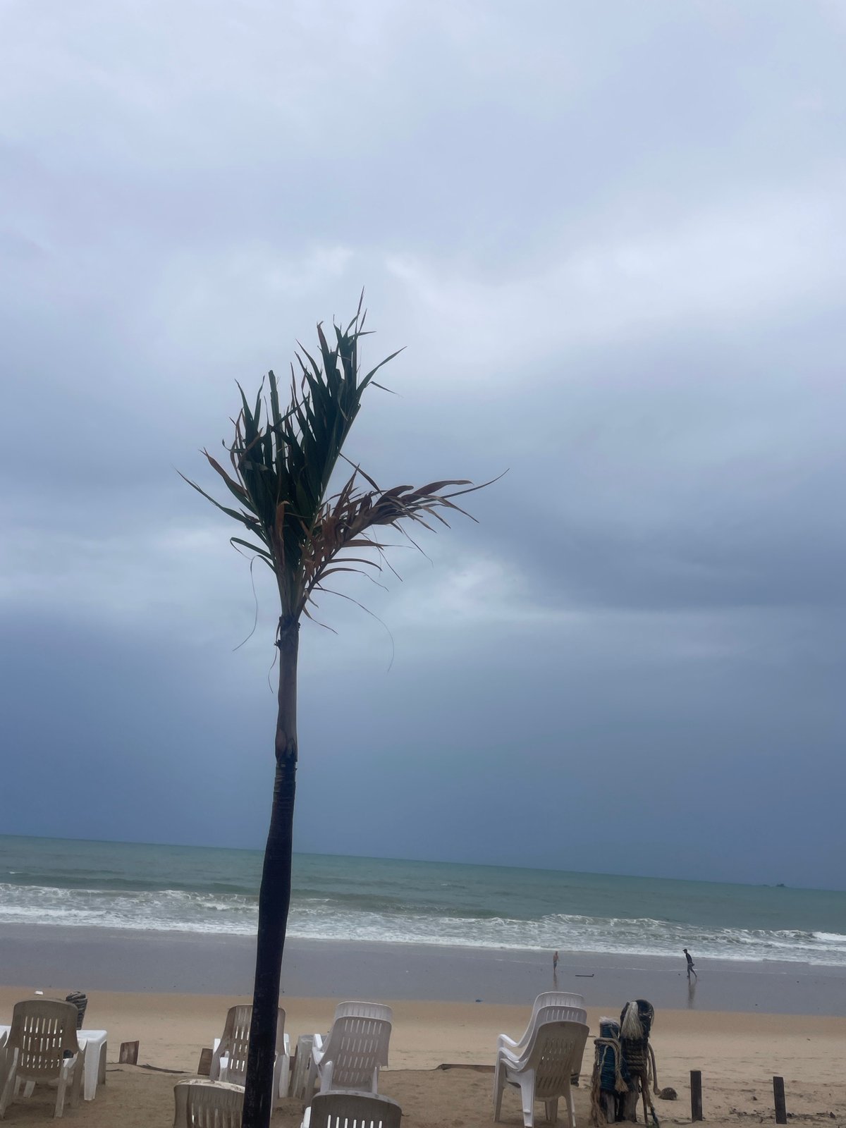 Morning beach scenes documented in Choeng Thale, Thailand
