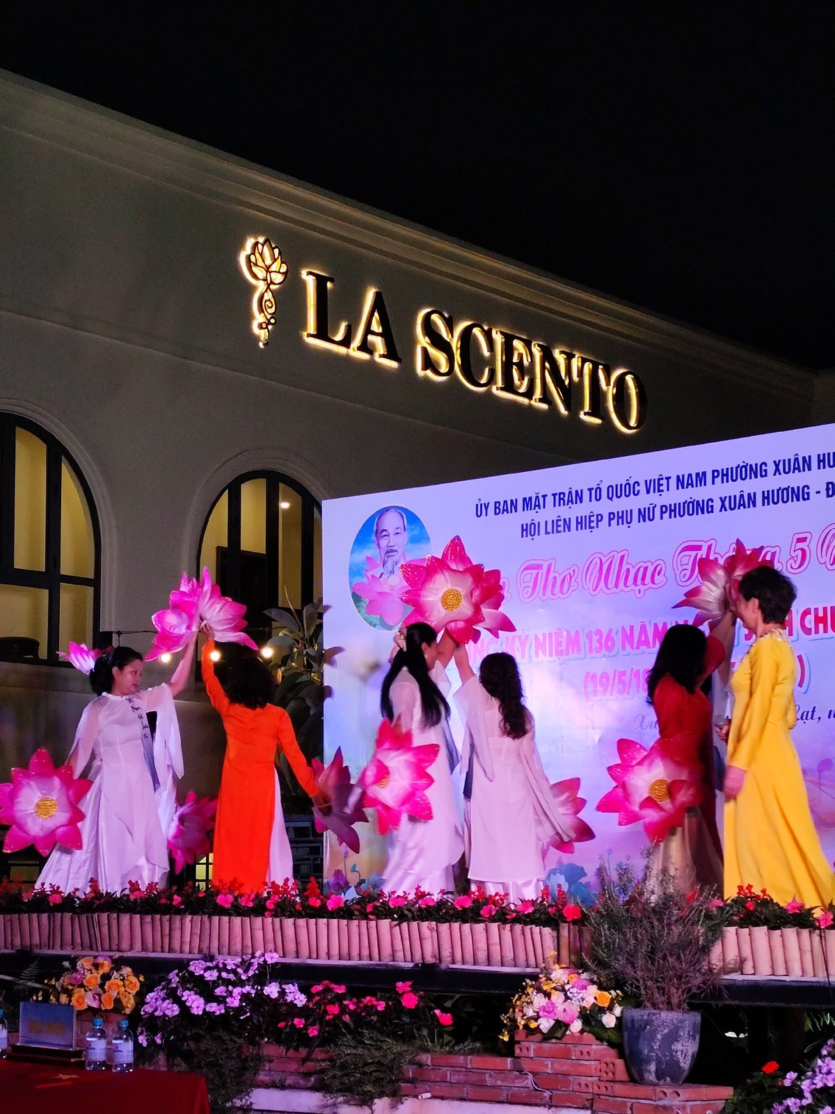 Evening cultural performance and festival scenes documented in Da Lat