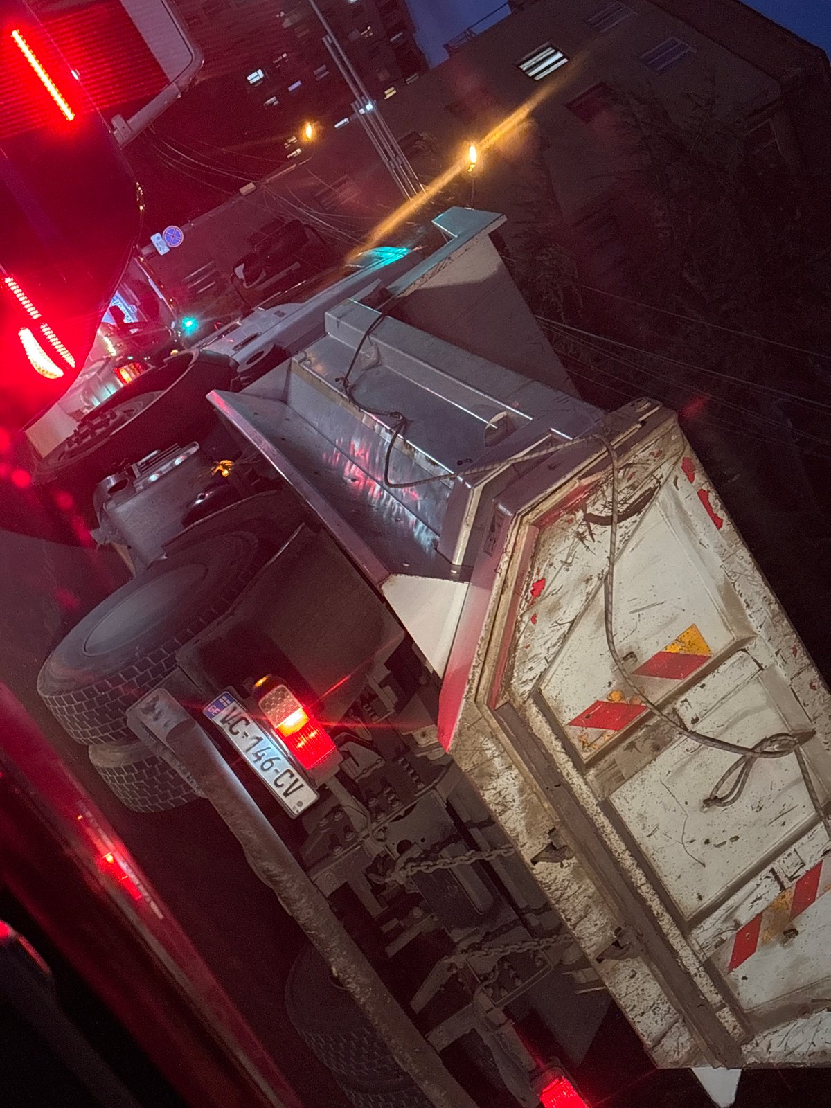 Nighttime street scenes documented across Tbilisi in three-minute span