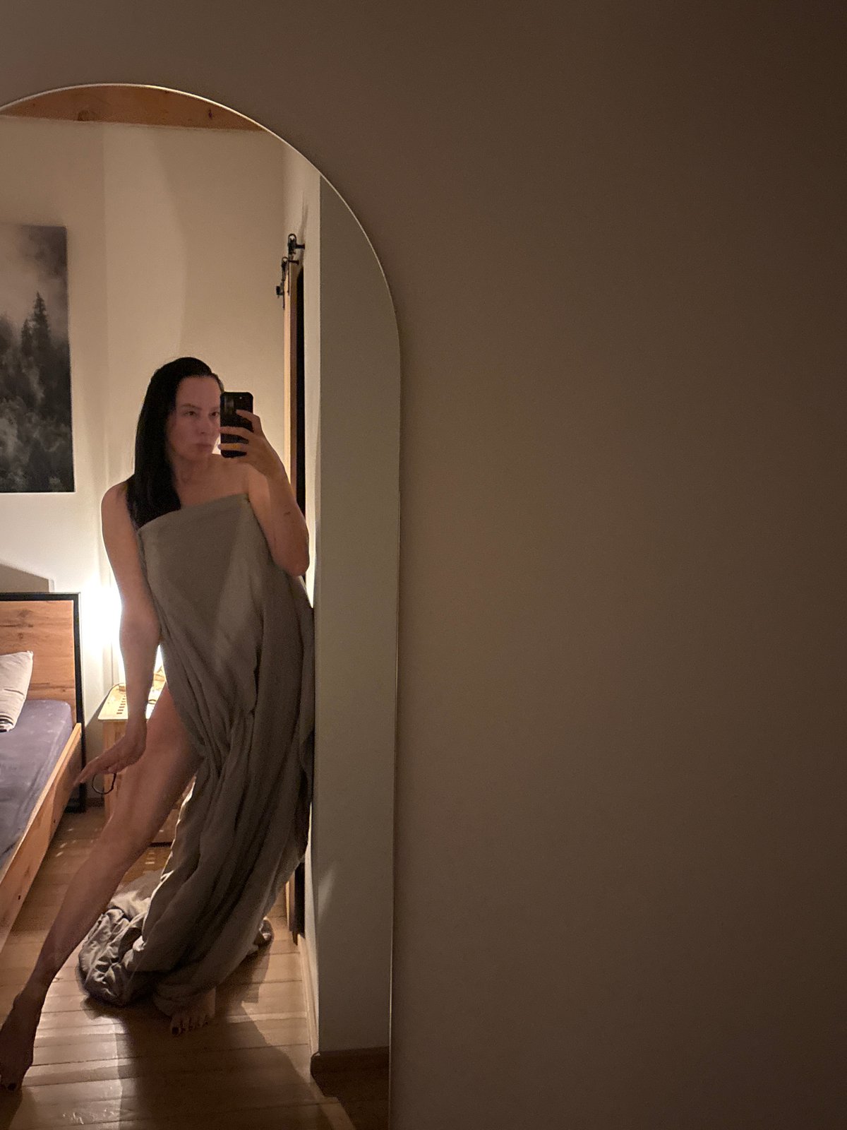 Evening routine shared on social media in Chaikovsky