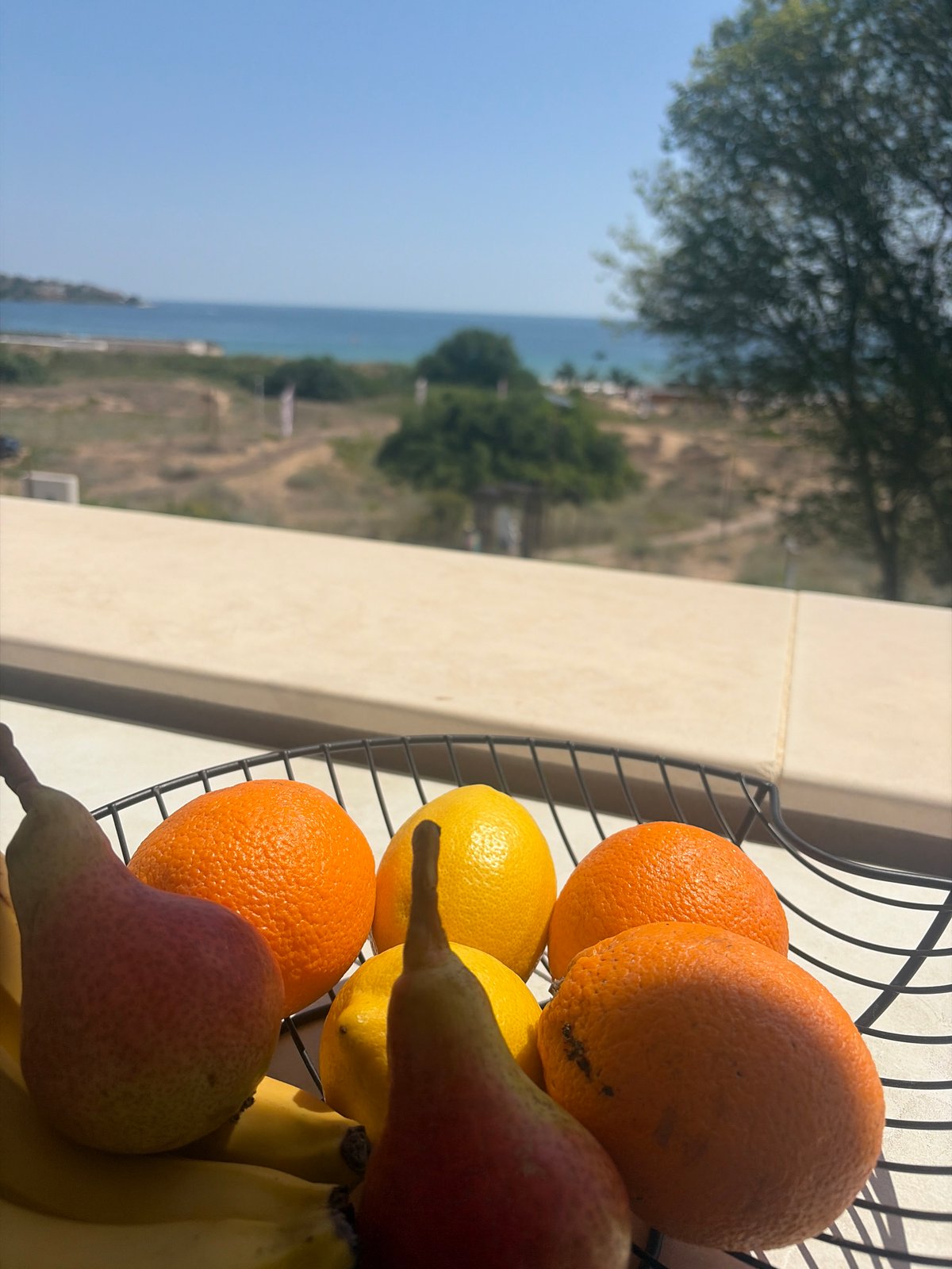 Morning inside a Sozopol apartment with balcony sea views