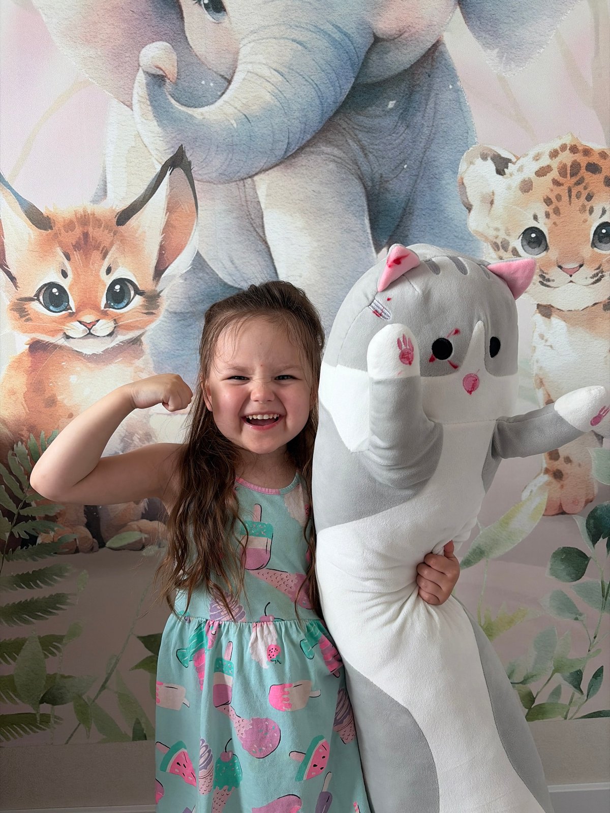 Family playtime captured during afternoon in Izhevsk home