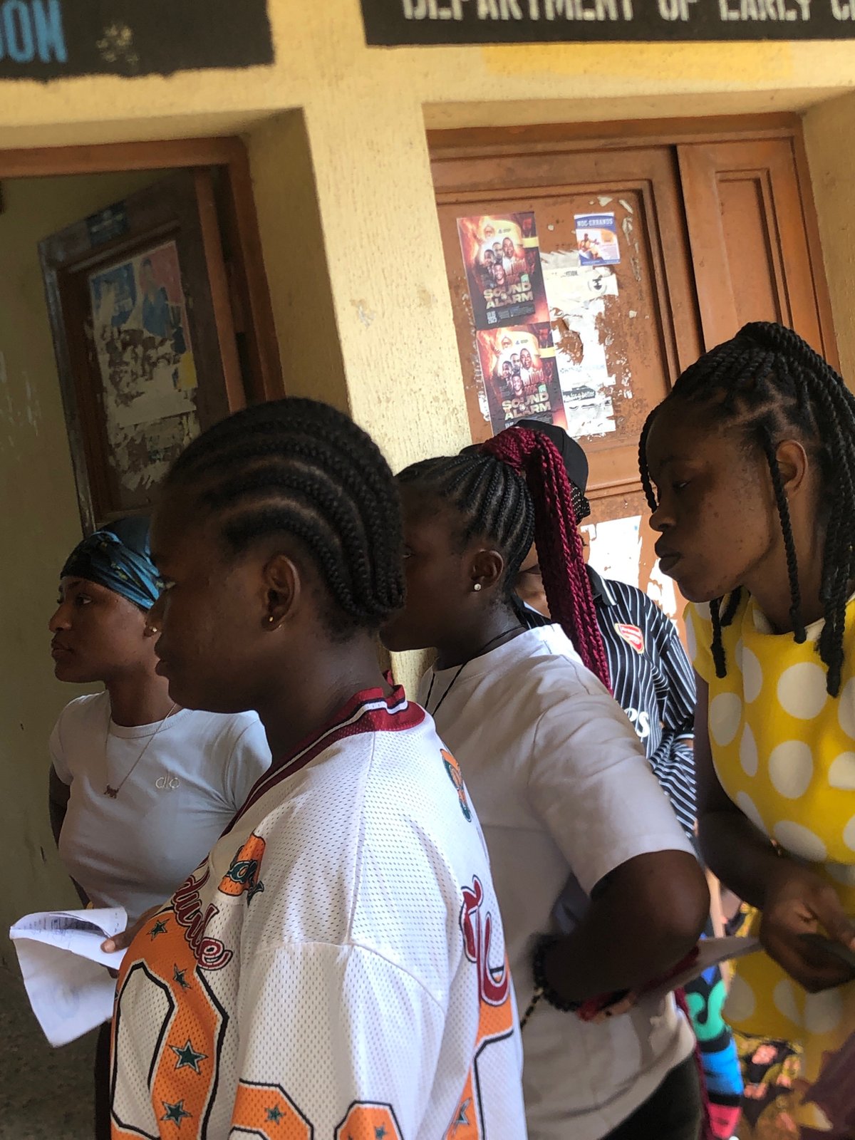 Young people gather socially in Nigerian communities