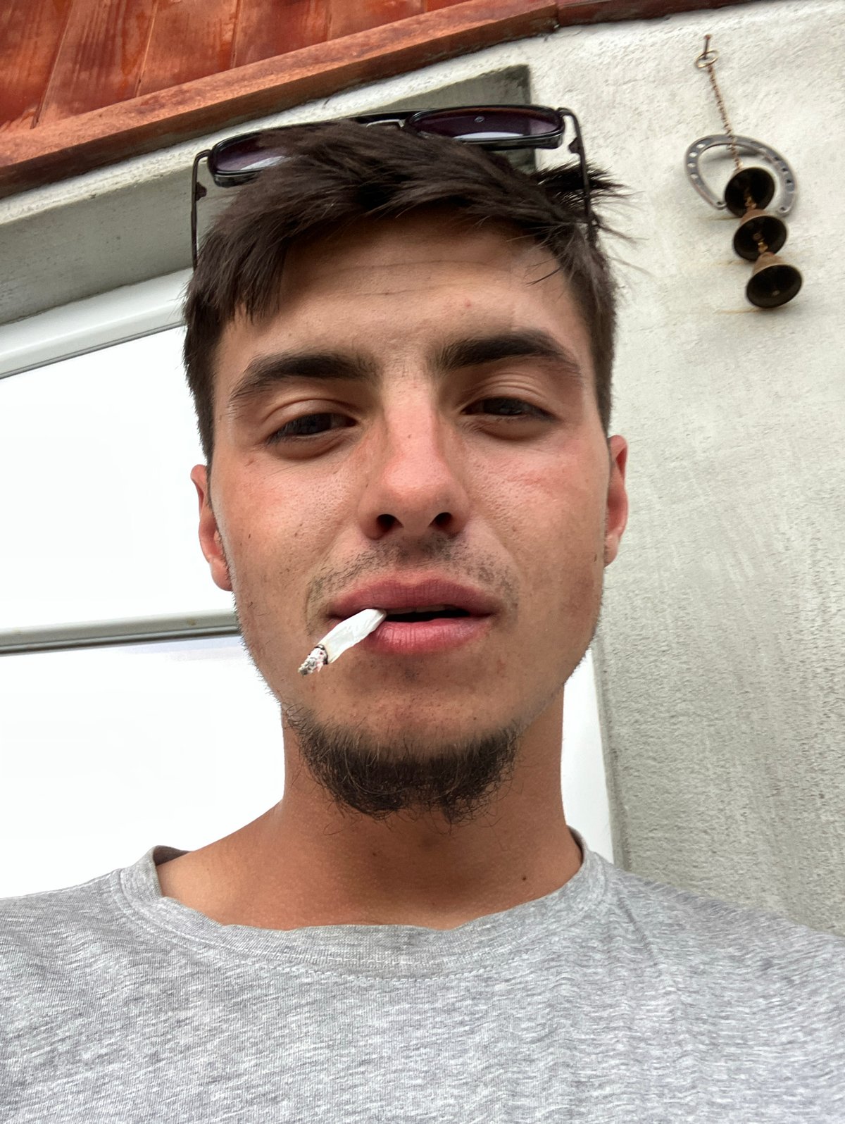 Man documents rainy afternoon in Komuniga, Bulgaria