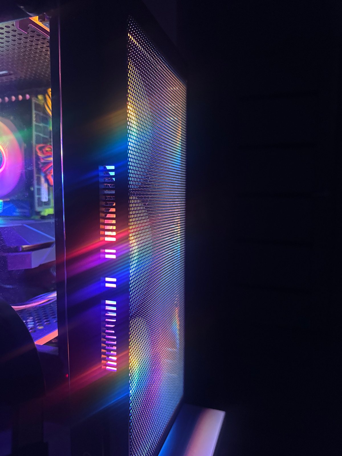 Resident documents gaming setup and home interior in Chaikovsky
