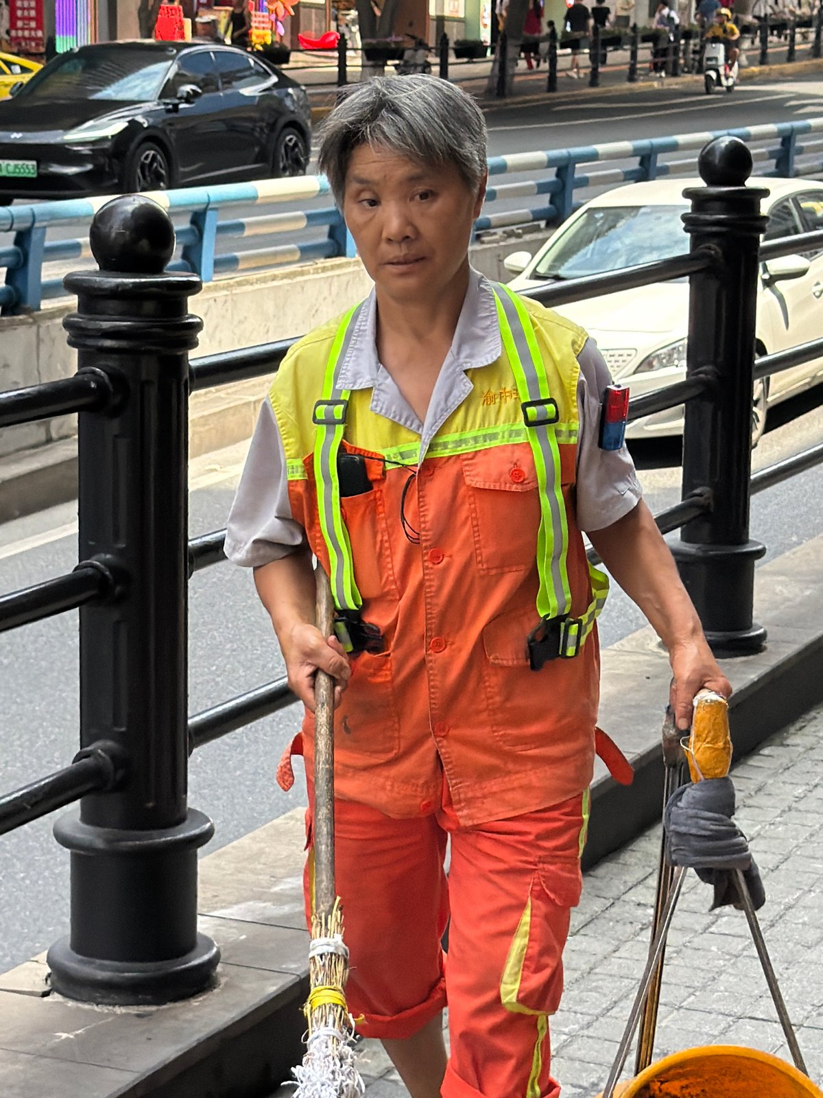 Morning street life across Yuzhong District, Chongqing