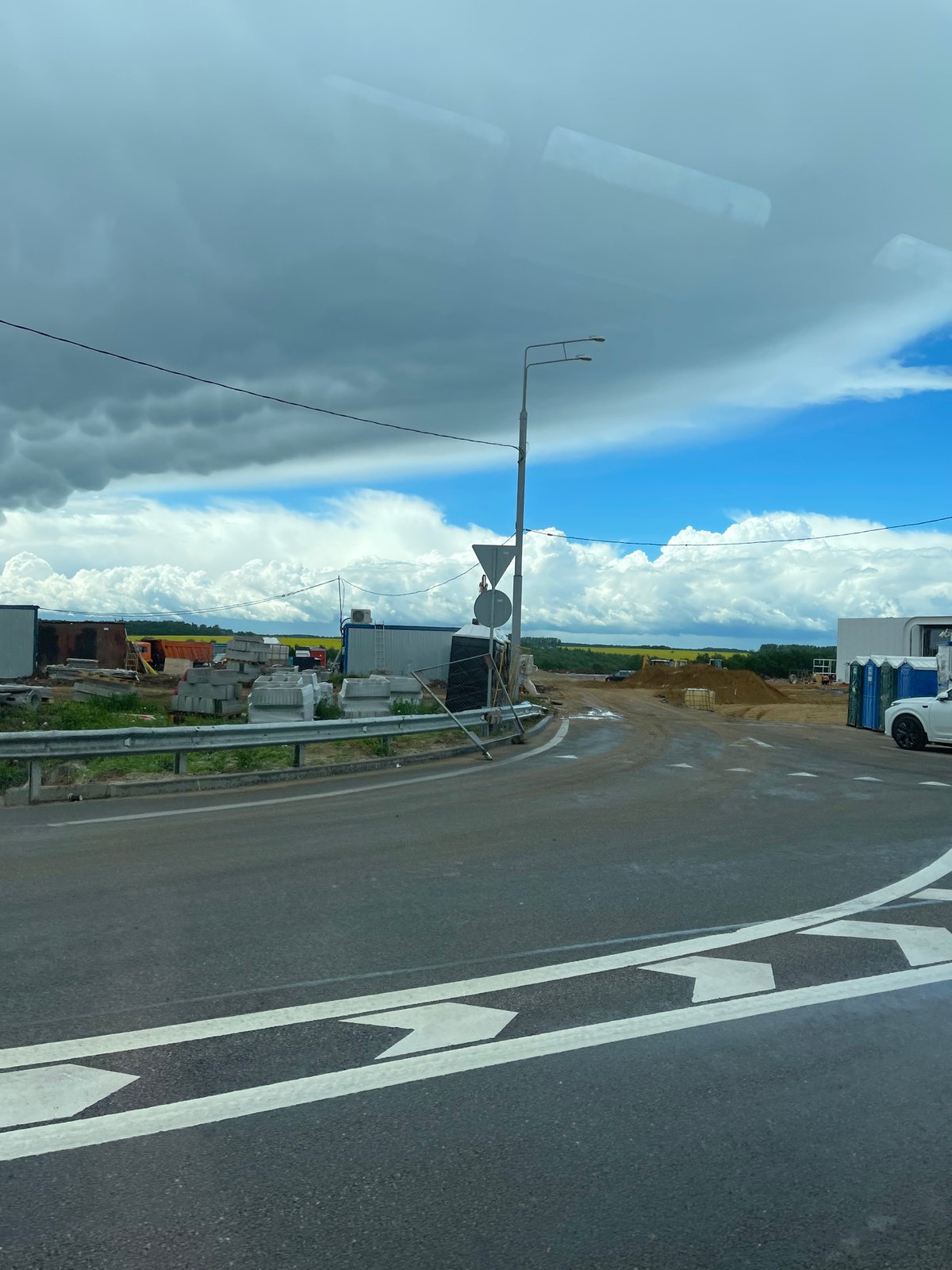 Construction activity observed in Umryshenka, Russia