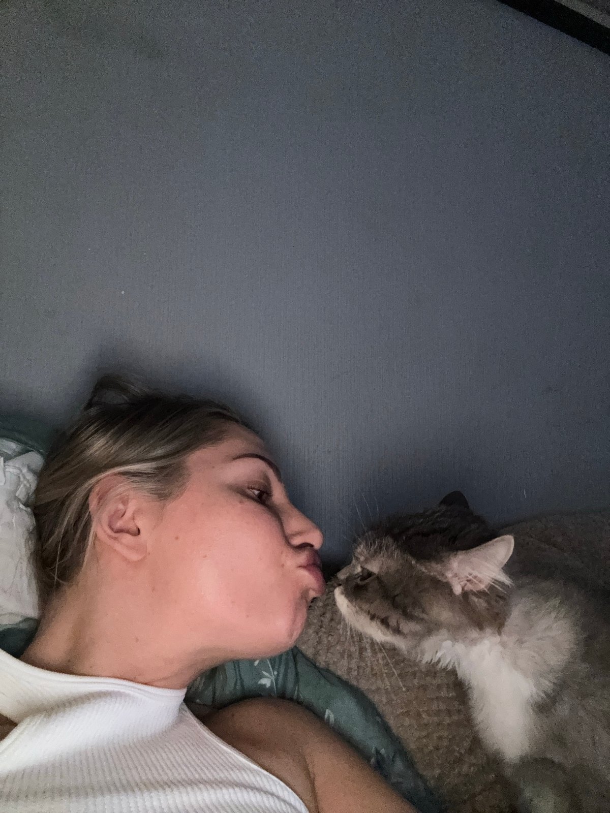 Moscow residents share quiet evening moments with beloved pets