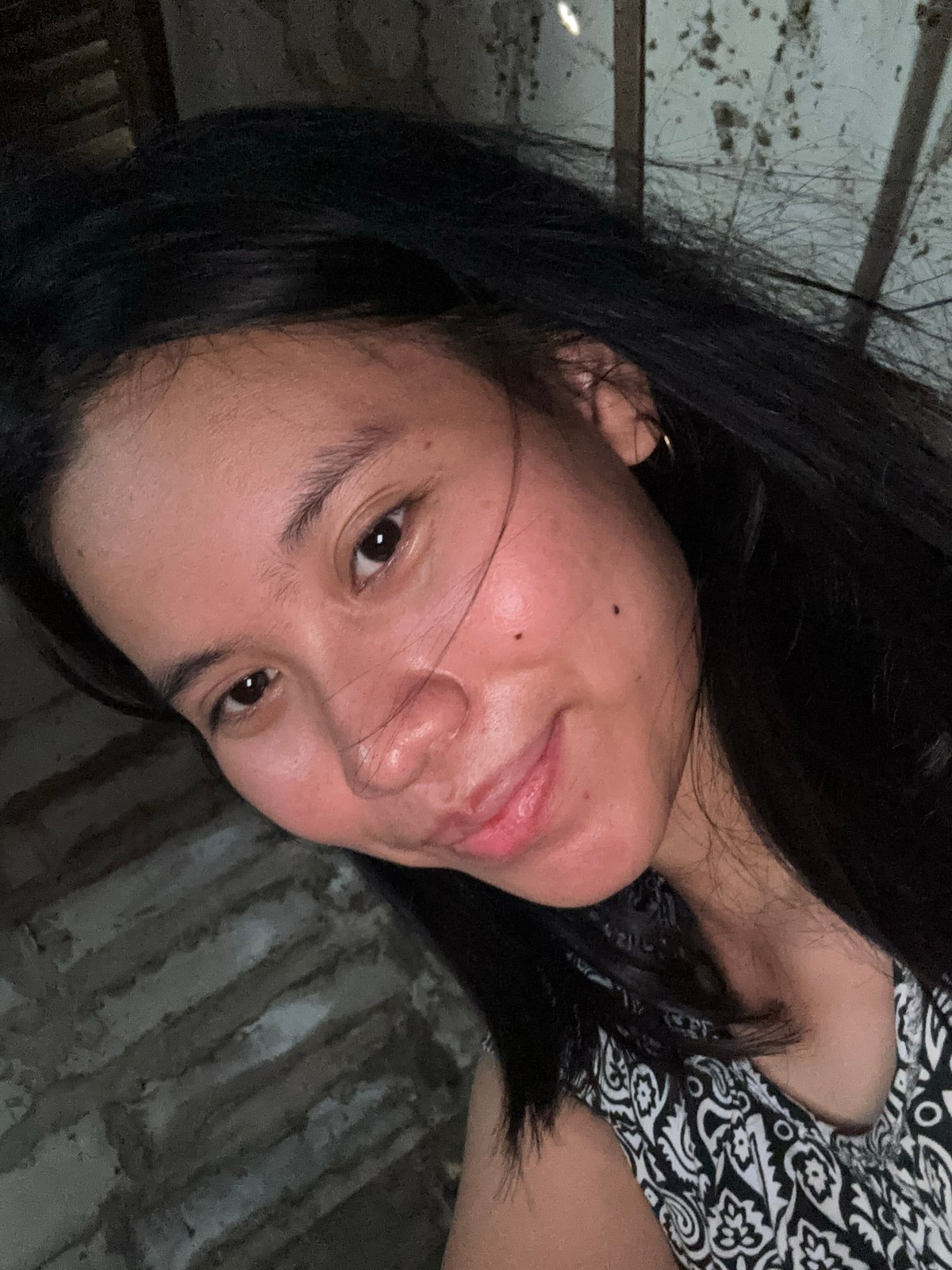 Quick selfie session at home in East Jakarta