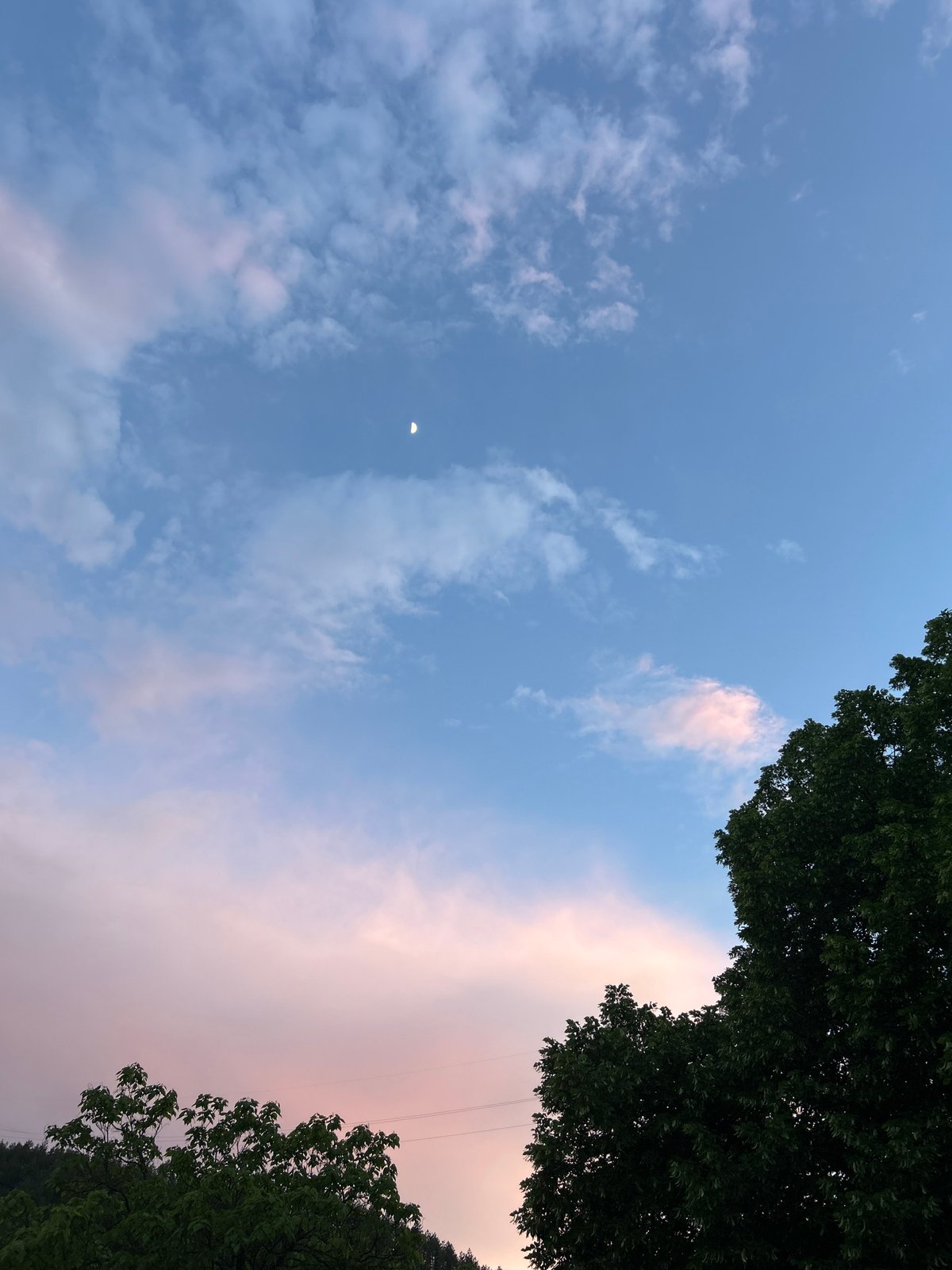 Rainbow sightings and sky watching documented across two hours