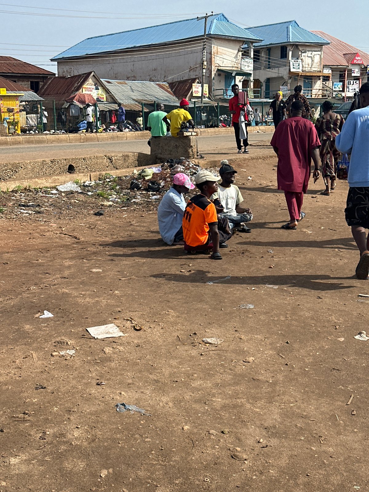 Street life and commerce in Bukuru Nigeria