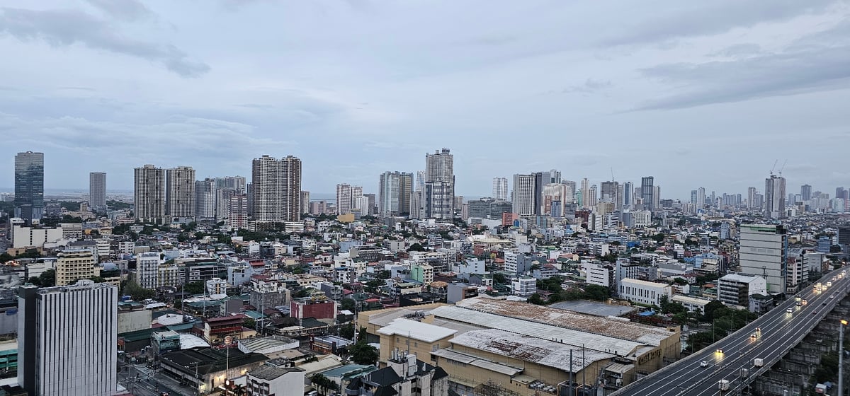 Aerial tour of Makati: skyway, skyline, and city streets