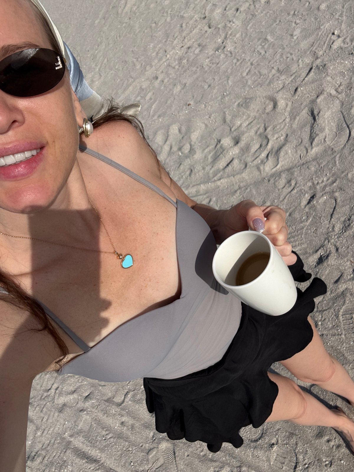 Woman documents hour-long beach day at Dubai resort