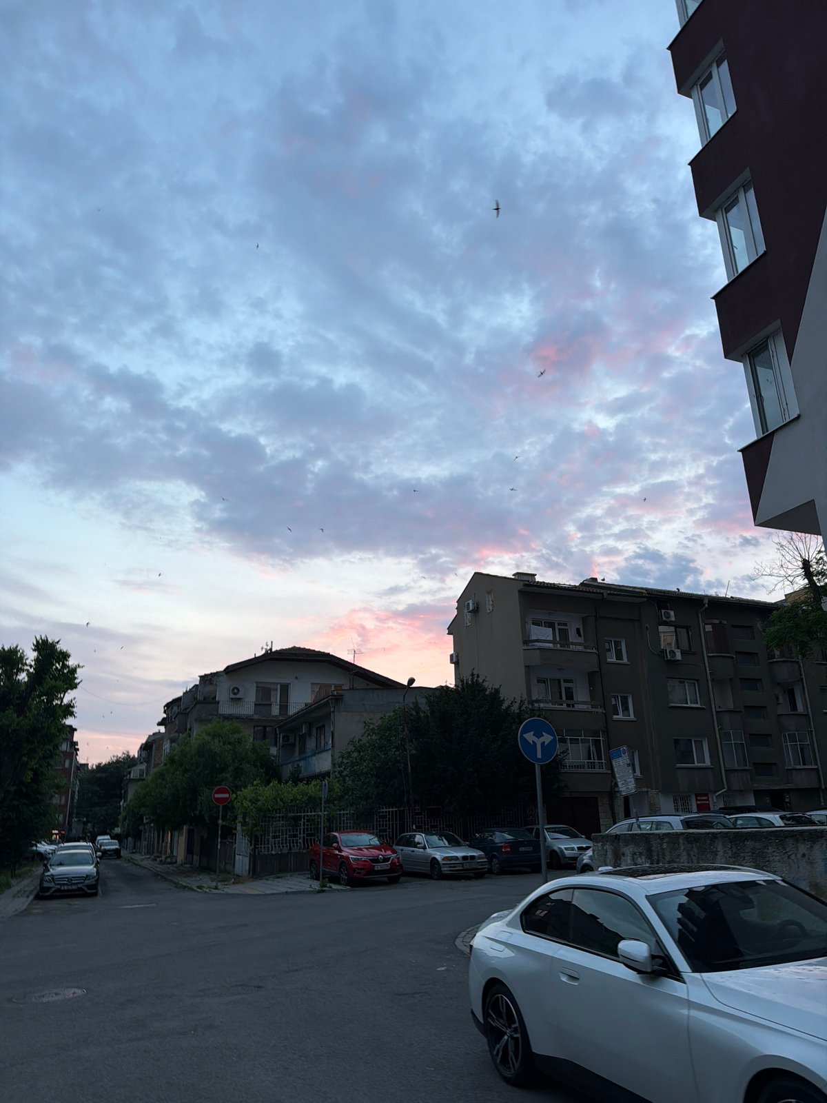 Witness documents twilight street scenes, gym interior in Burgas