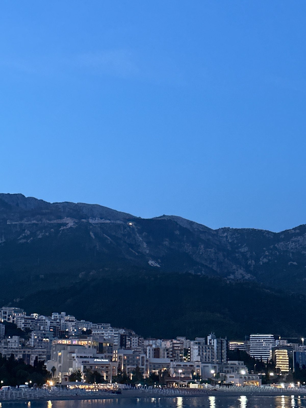 Day-to-night views captured across Budva coastal towns, Montenegro