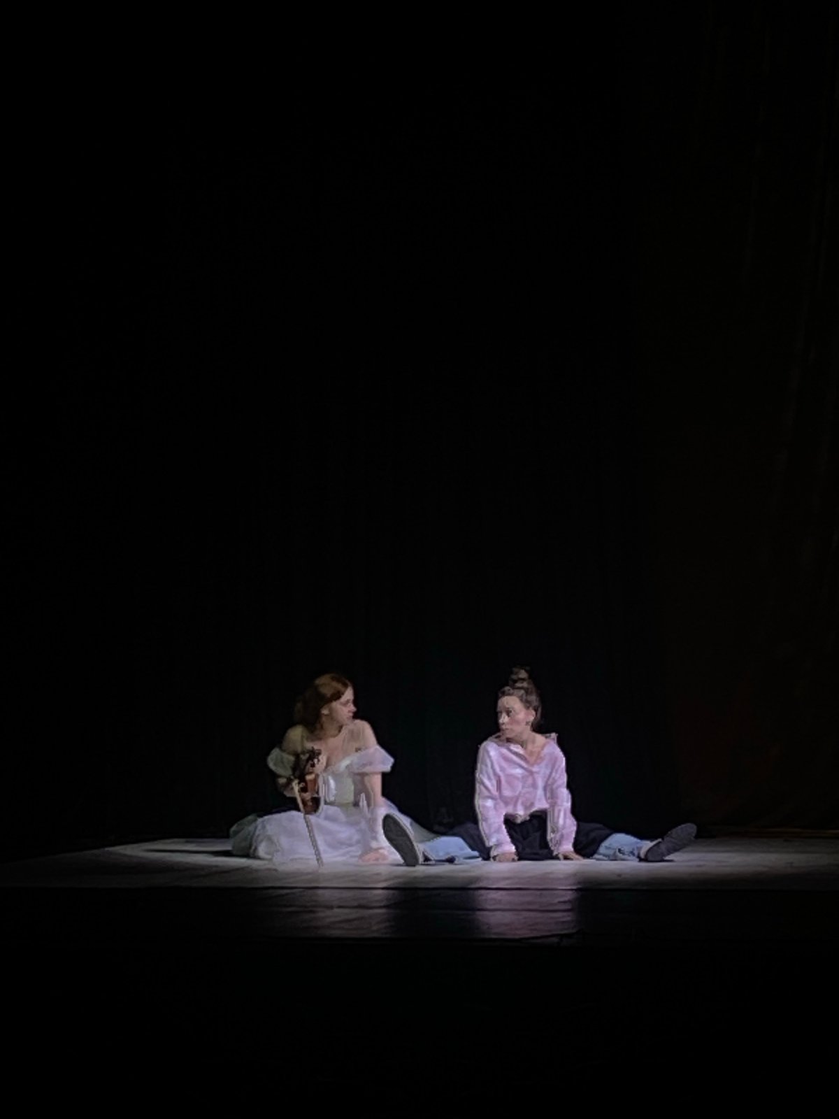 Musical performance captured at theater in Shebunino, Russia
