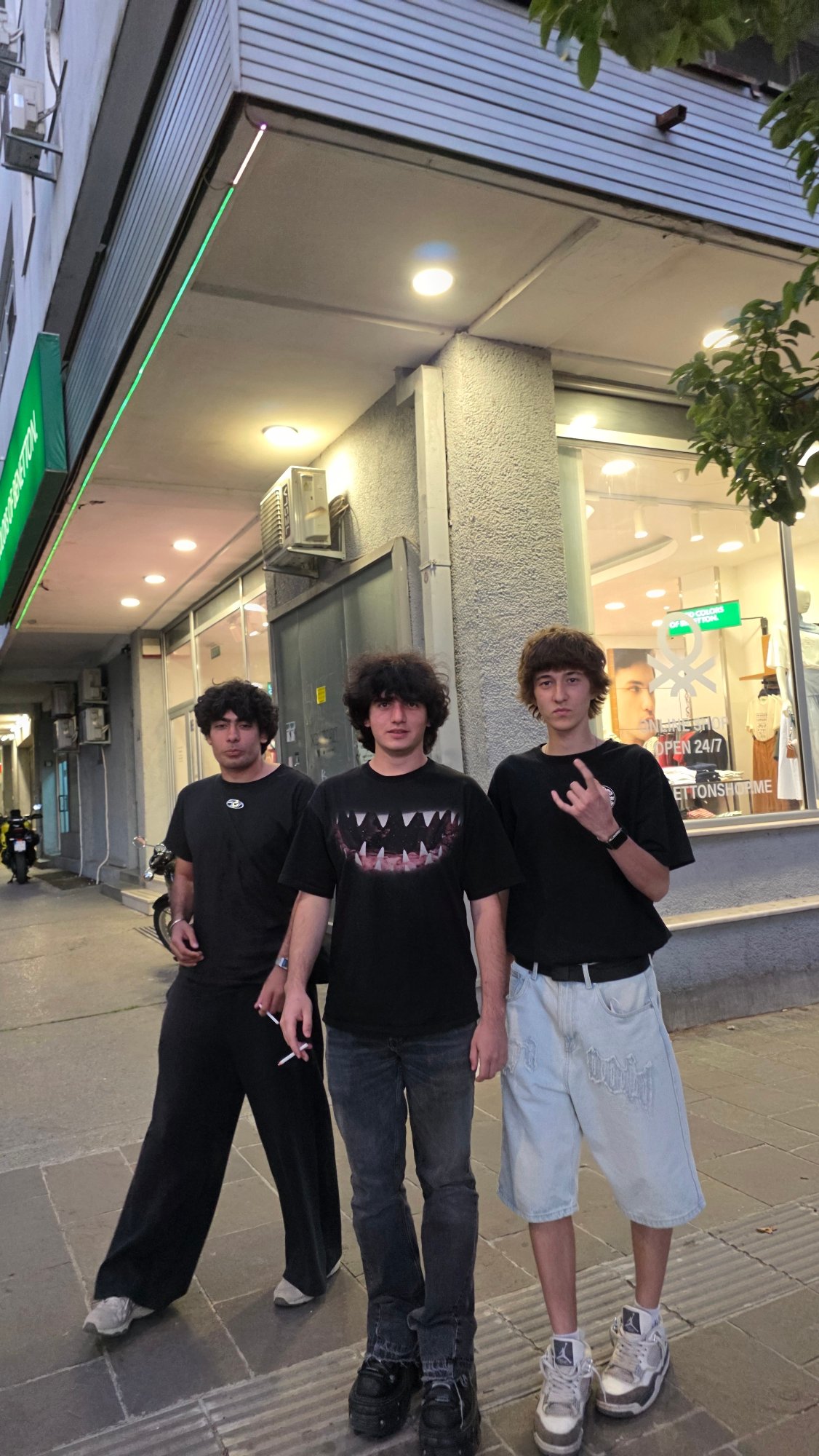 Young people gather on Podgorica streets for casual socializing