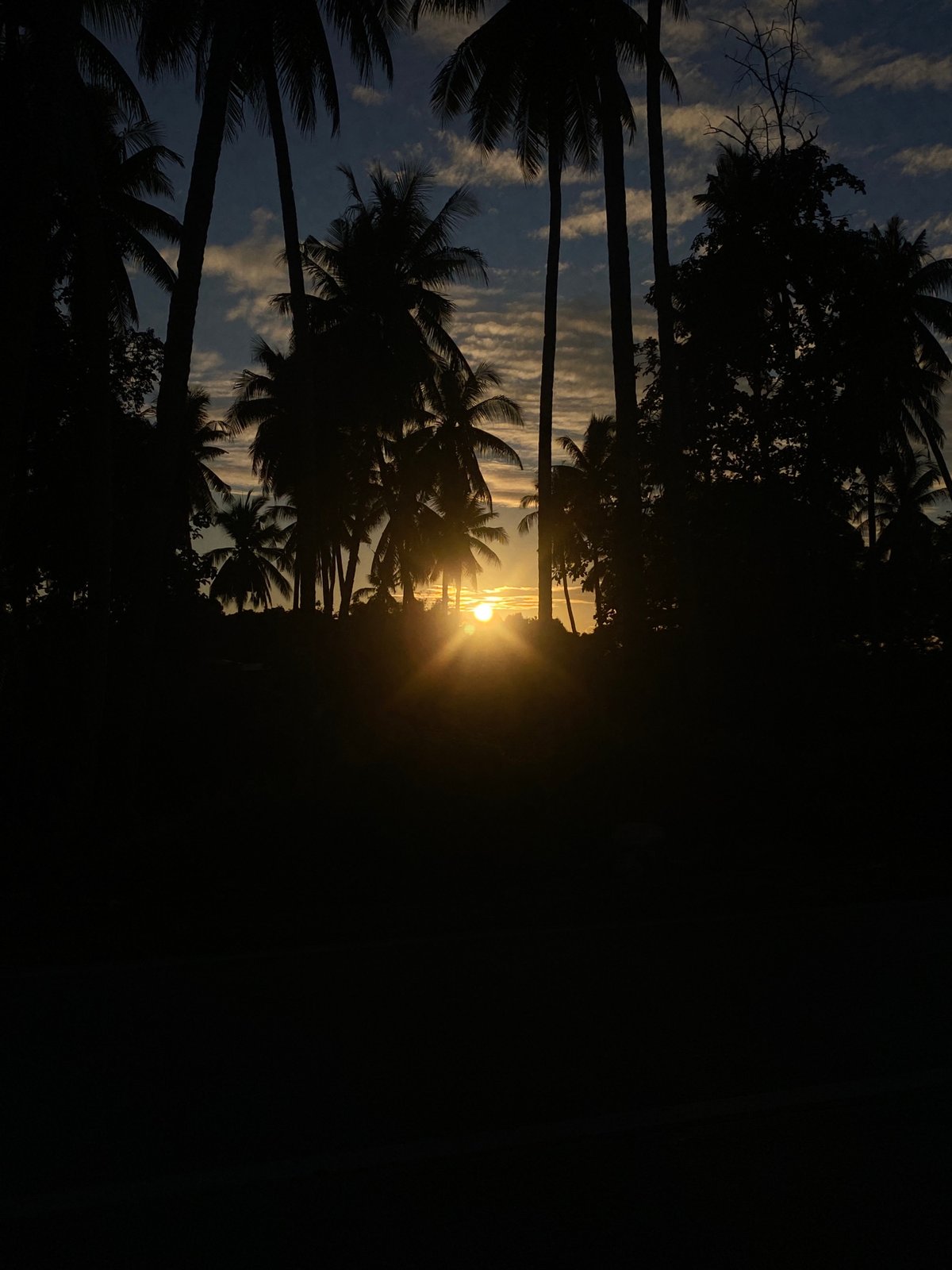 Twilight streets and skies along Bago Street, Davao City